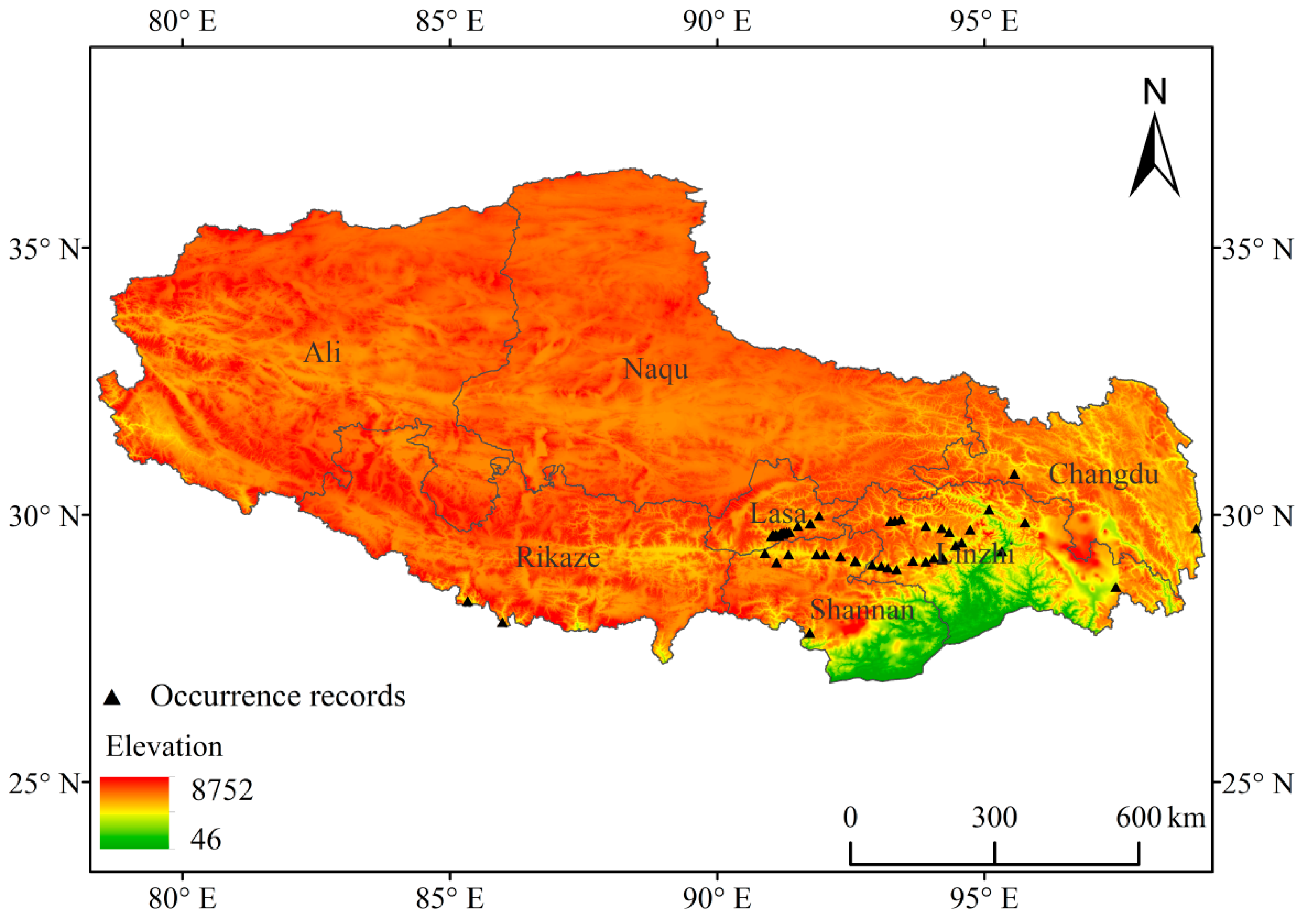 Predicting the Potential Risk Area of the Invasive Plant