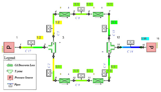 Numerical Investigation of Network-Based Shock Wave