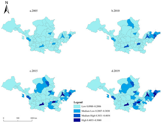 Spatial Association Networks and Factors Influencing