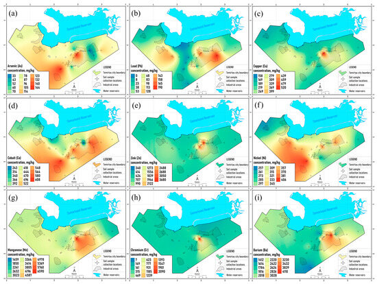 Geospatial and Correlation Analysis of Heavy Metal