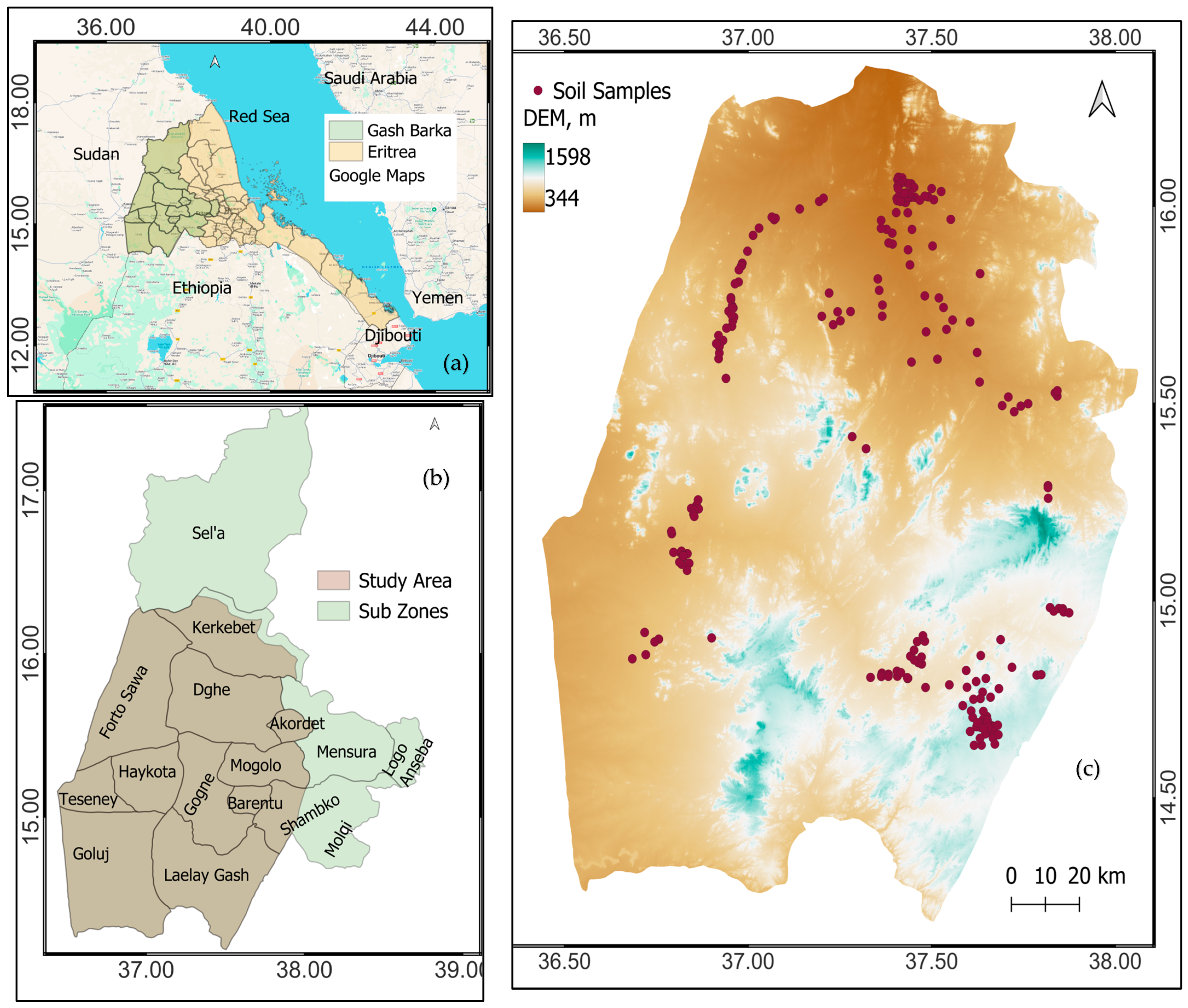 34ルート Soil Organic Carbon Modelling with Different Input Variables: The
