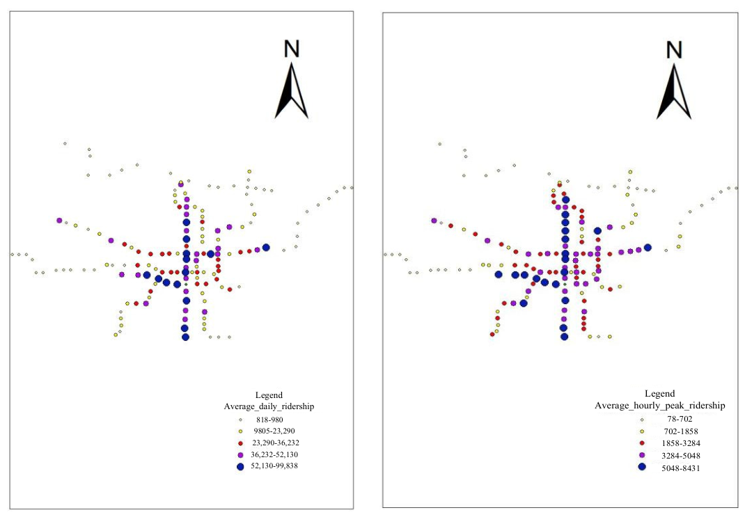Nonlinear Threshold Effects of Built Environment on Metro