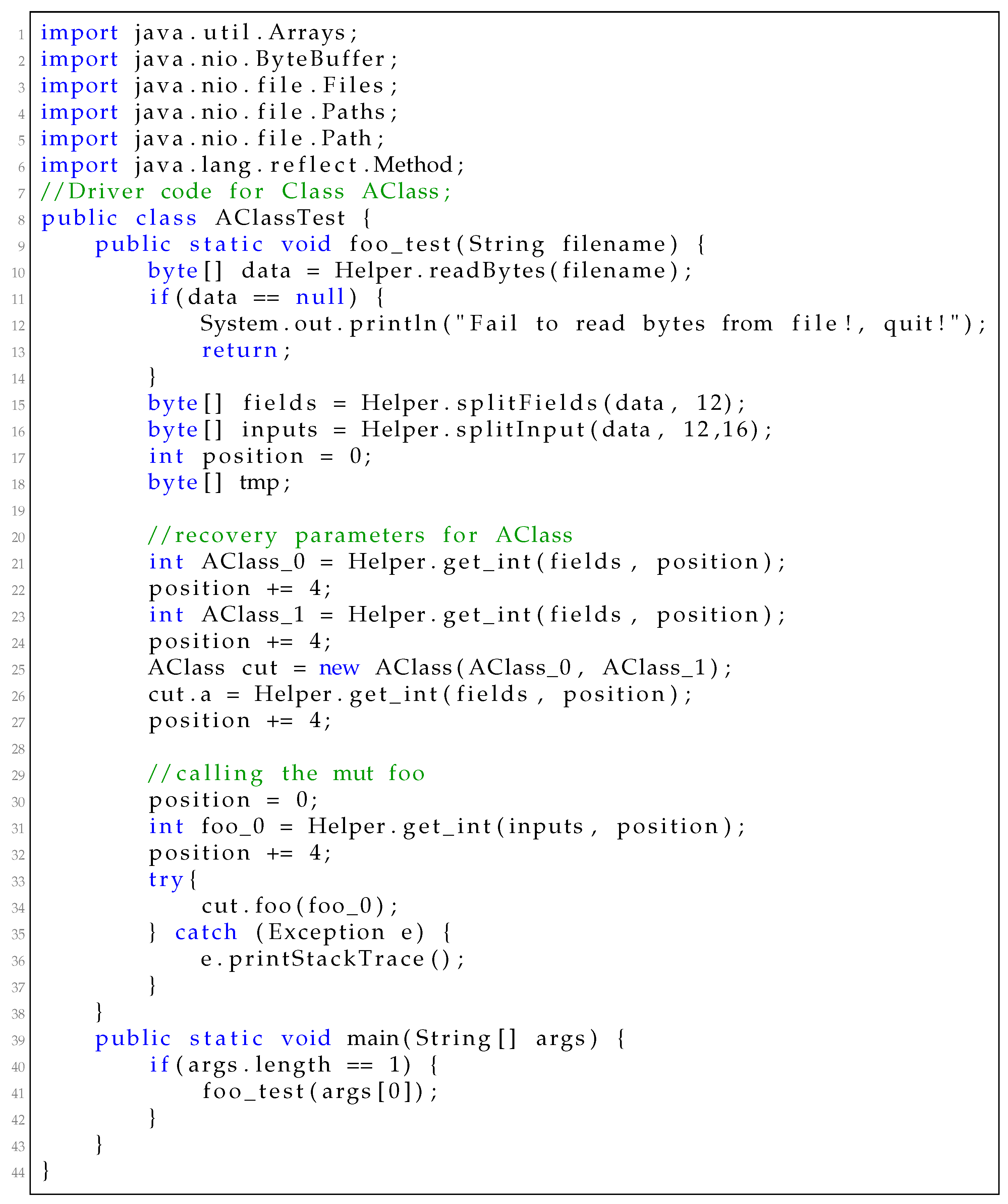 Symmetry | Free Full-Text | JDriver: Automatic Driver Class Generation ...