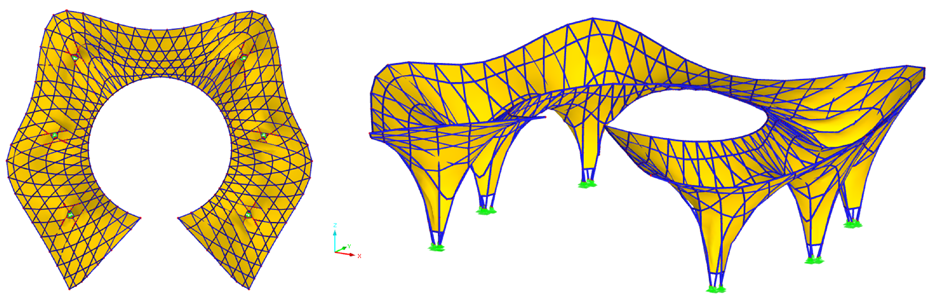 Optimal Design of a Canopy Using Parametric Structural Design and a ...