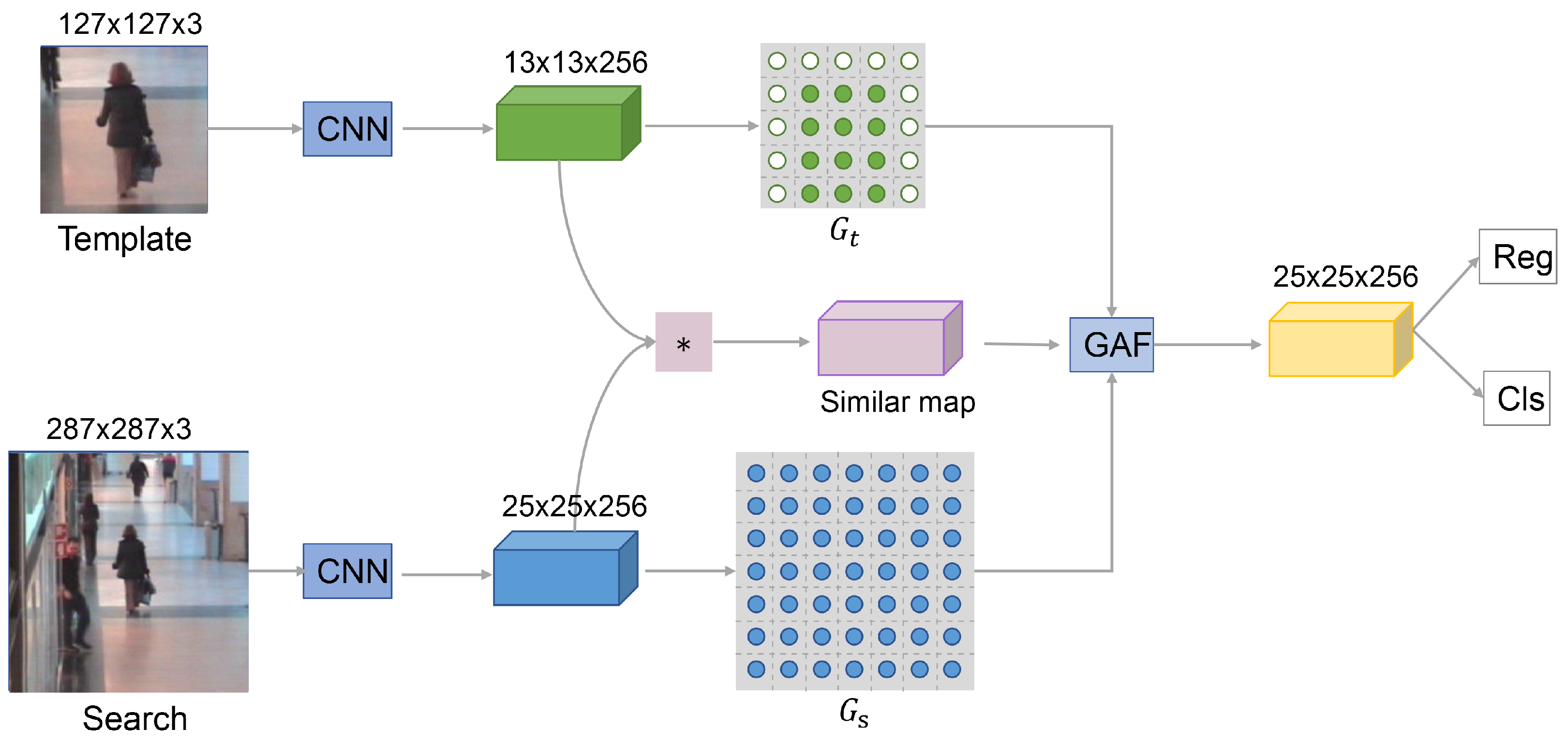 Cross-Correlation Fusion Graph Convolution-Based Object Tracking
