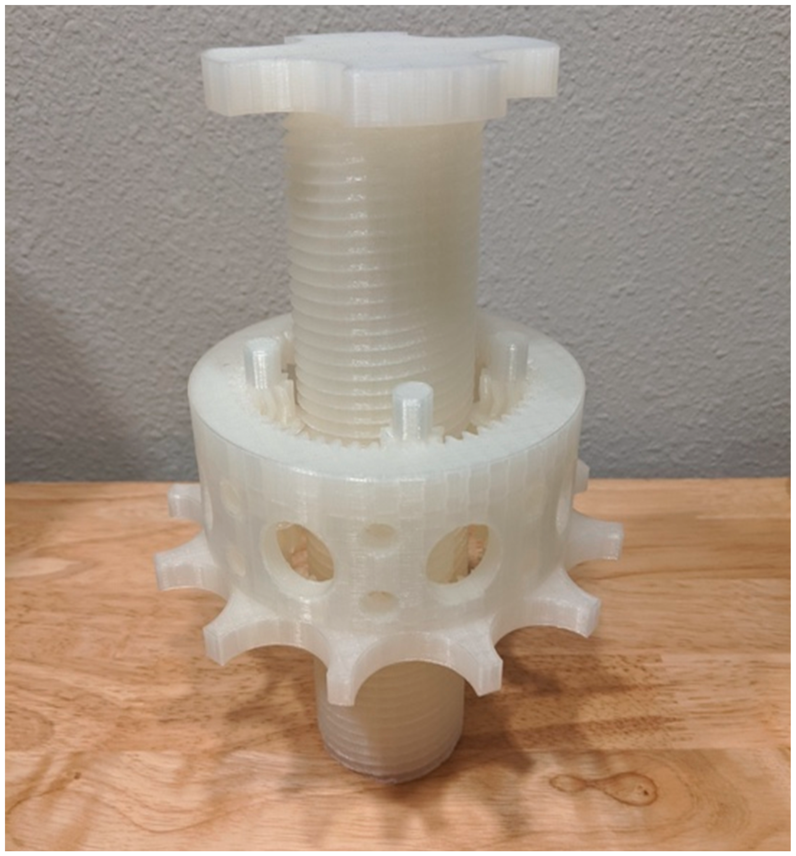 3D Print Gear Test, 3D CAD Model Library