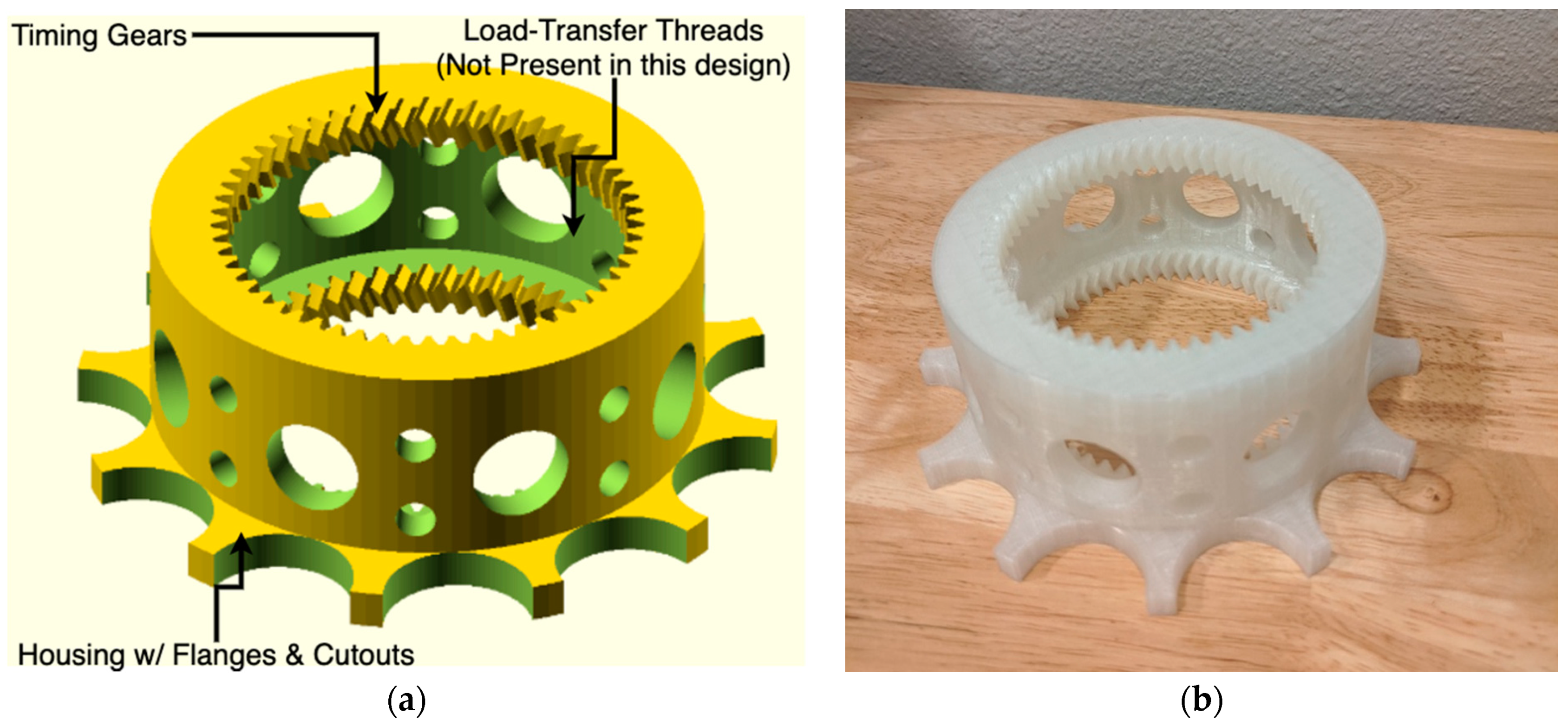  3D-Printable Screw Gear Model