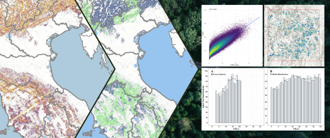 Integrating GEDI and Landsat: Spaceborne Lidar and Four Decades of Optical Imagery for the Analysis of Forest Disturbances and Biomass Changes in Italy