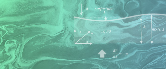 Marangoni Patterns in a Non-Isothermal Liquid with Deformable Interface Covered by Insoluble Surfactant