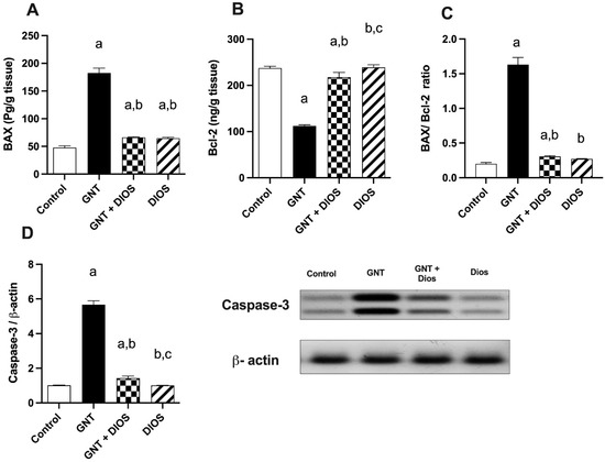 Toxics | Free Full-Text | Diosmin Mitigates Gentamicin-Induced 