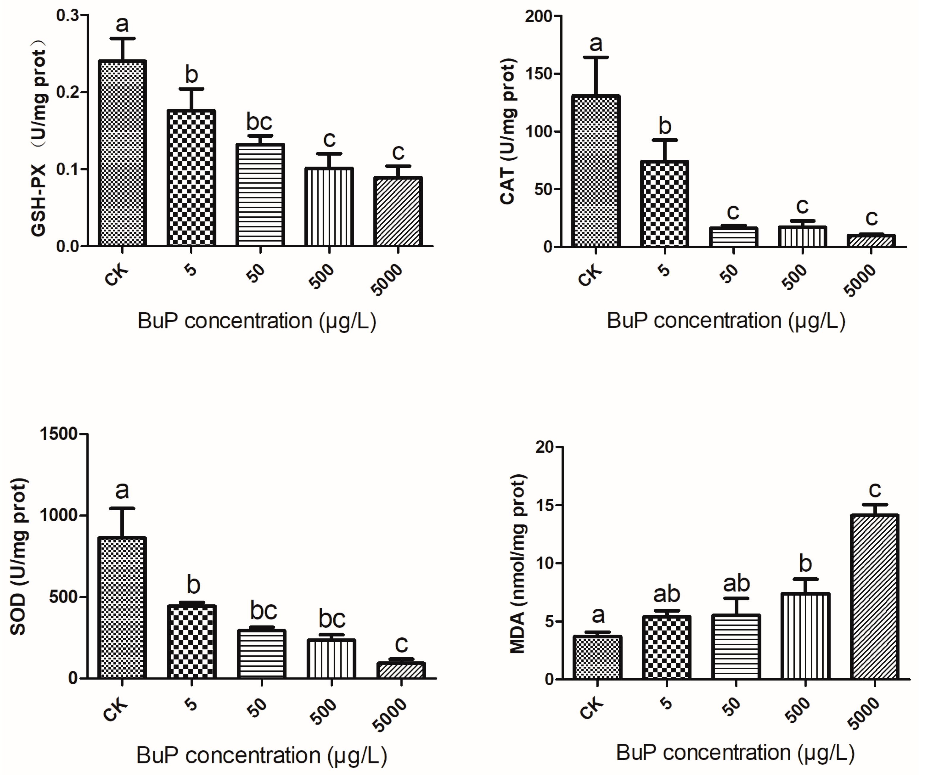 Effect of Butyl Paraben on Oxidative Stress in the Liver of