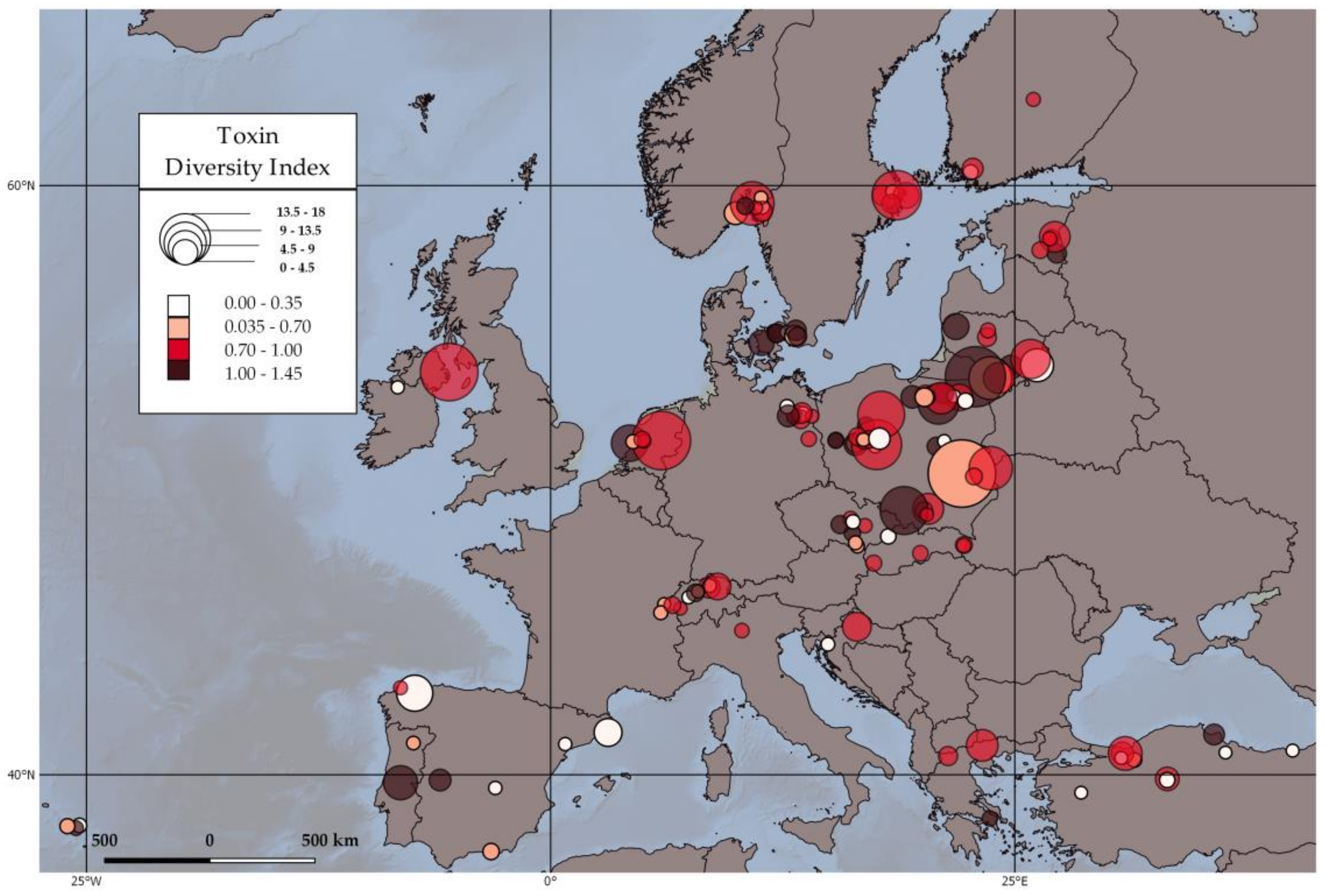 Toxins Free Full Text Temperature Effects Explain Continental Scale Distribution Of Cyanobacterial Toxins Html