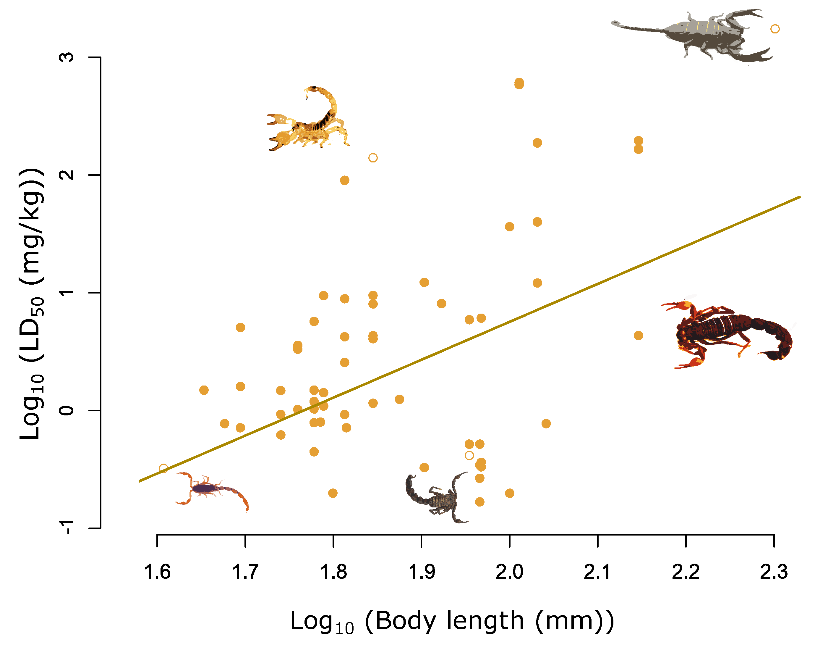 3 Distribution map of the nine toxic species of the genus