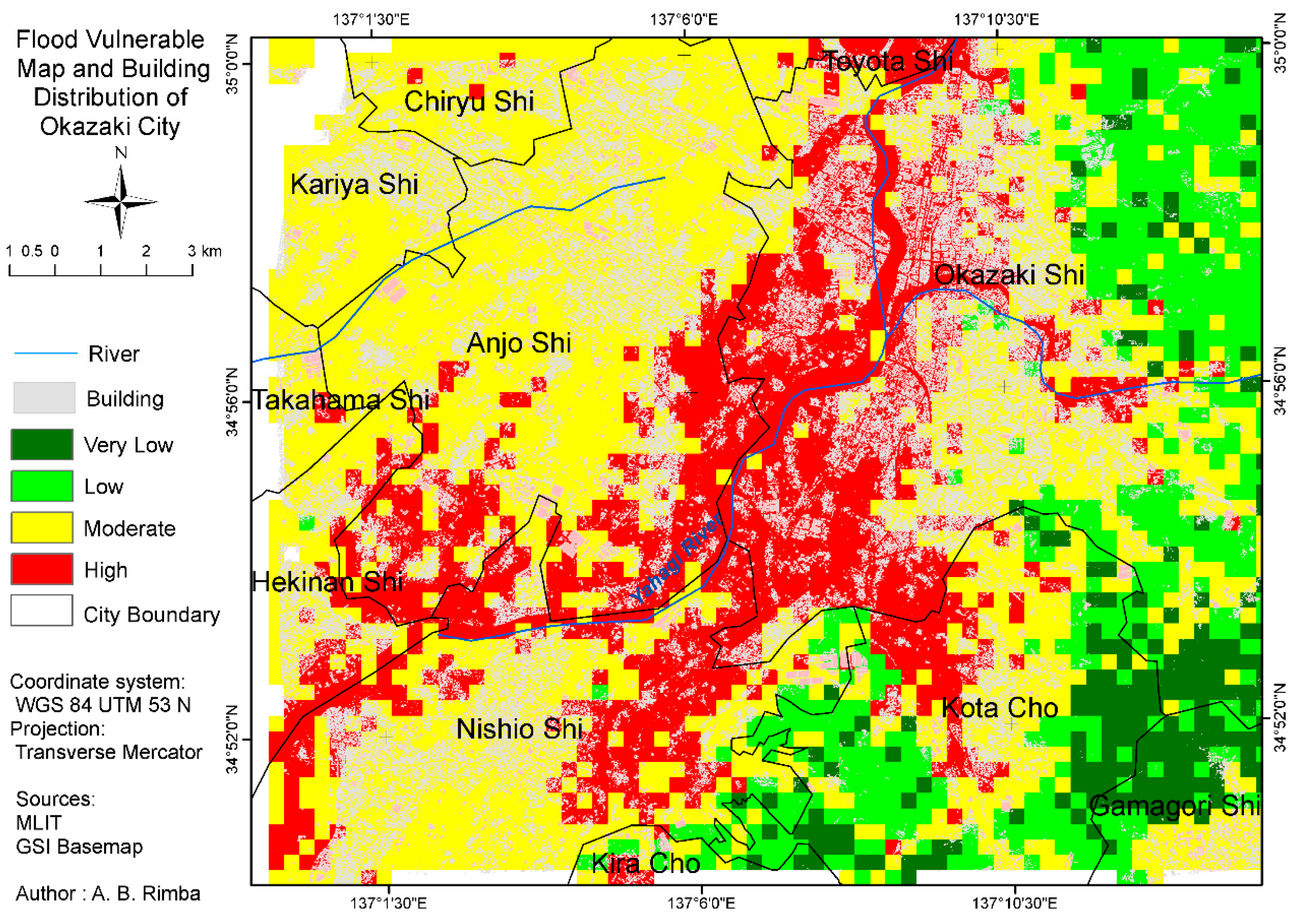 Urban Science Free Full Text Physical Flood Vulnerability Mapping Applying Geospatial Techniques In Okazaki City Aichi Prefecture Japan Html