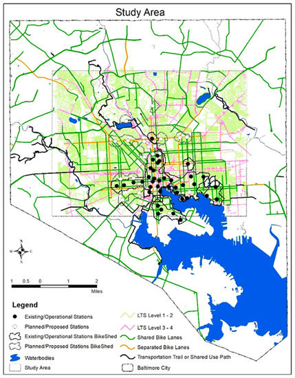 Baltimore City Gis Map Urban Science | Free Full-Text | Gis-Based Equity Gap Analysis: Case Study  Of Baltimore Bike Share Program | Html