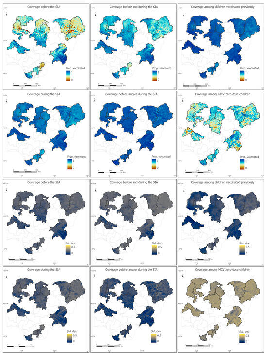 Geospatial Variation in Vaccination Coverage and Zero-Dose Prevalence ...