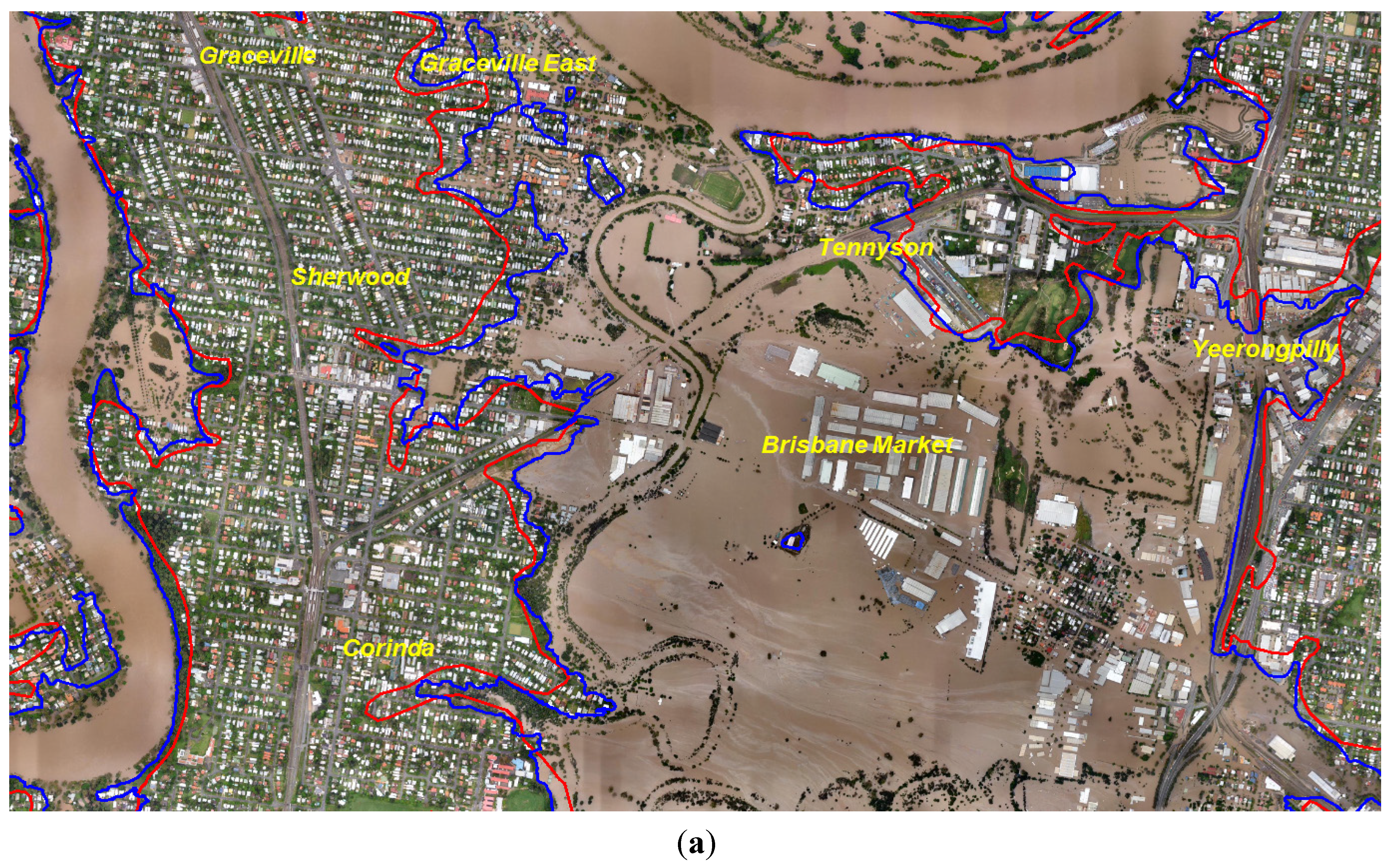 brisbane city flood maps Water Free Full Text The 2011 Brisbane Floods Causes Impacts brisbane city flood maps