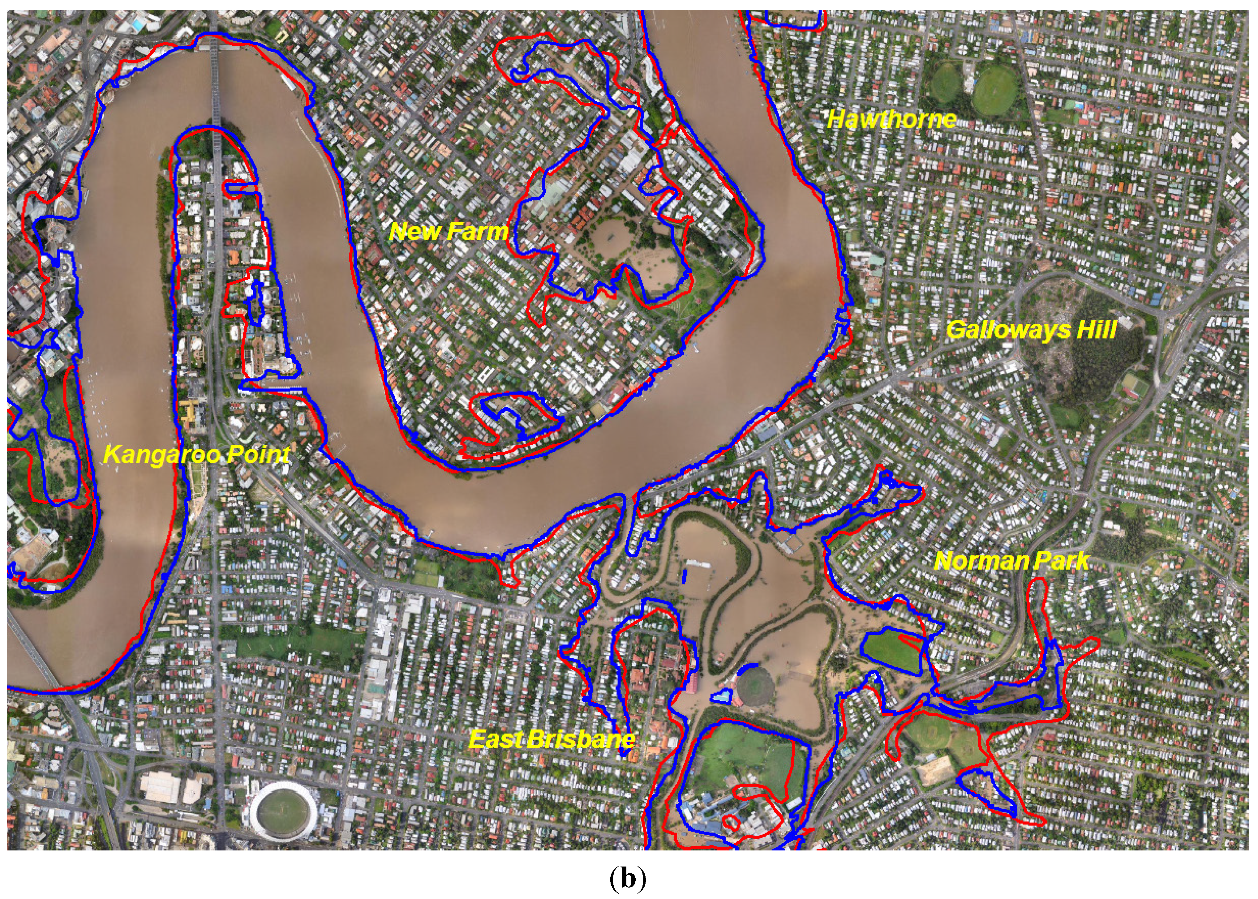 brisbane city flood maps Water Free Full Text The 2011 Brisbane Floods Causes Impacts brisbane city flood maps