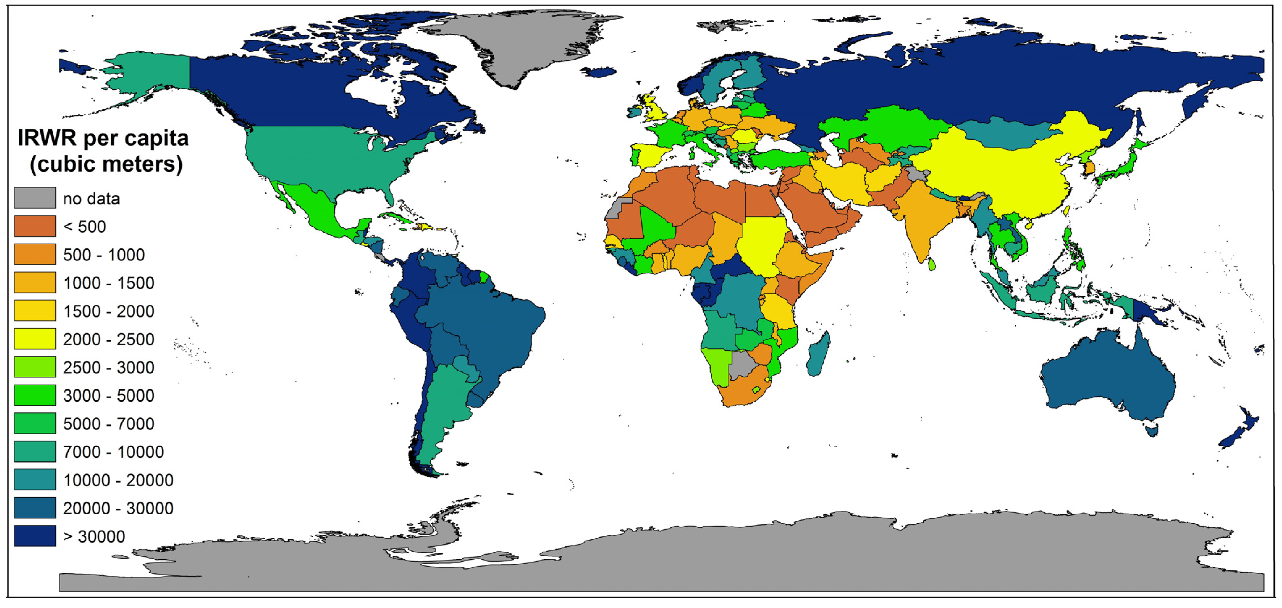 Water Scarcity Chart