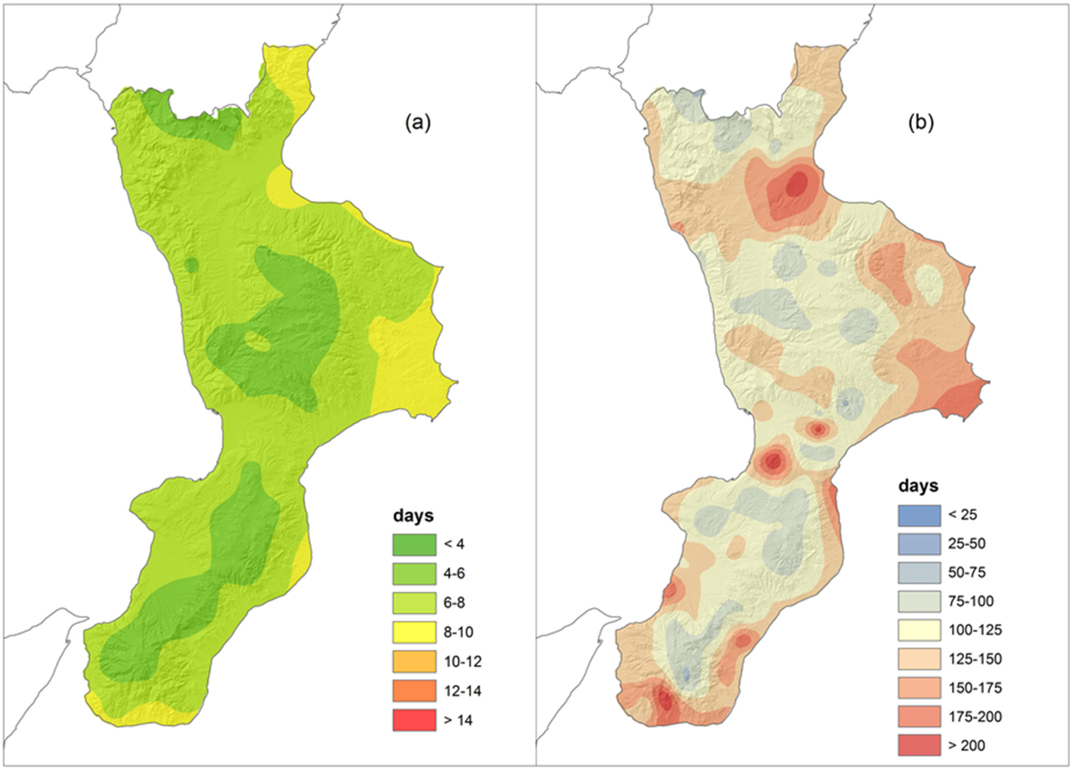 Water Free Full Text Analysis Of Dry Spells In Southern Italy Calabria Html