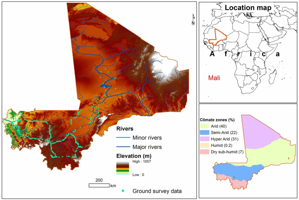 Prioritization of Watersheds across Mali Using Remote Sensing Data 