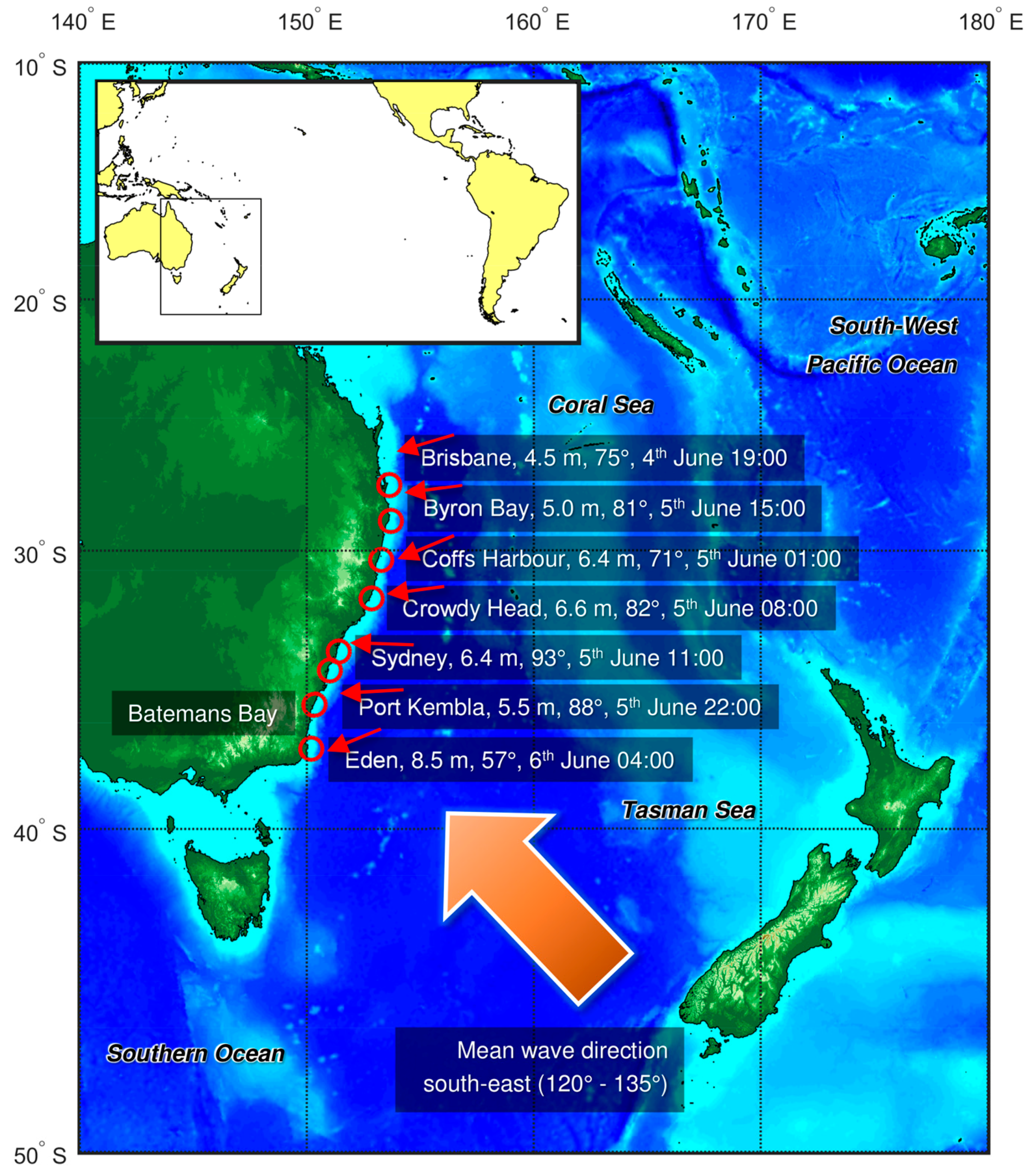 Australian Swell Charts