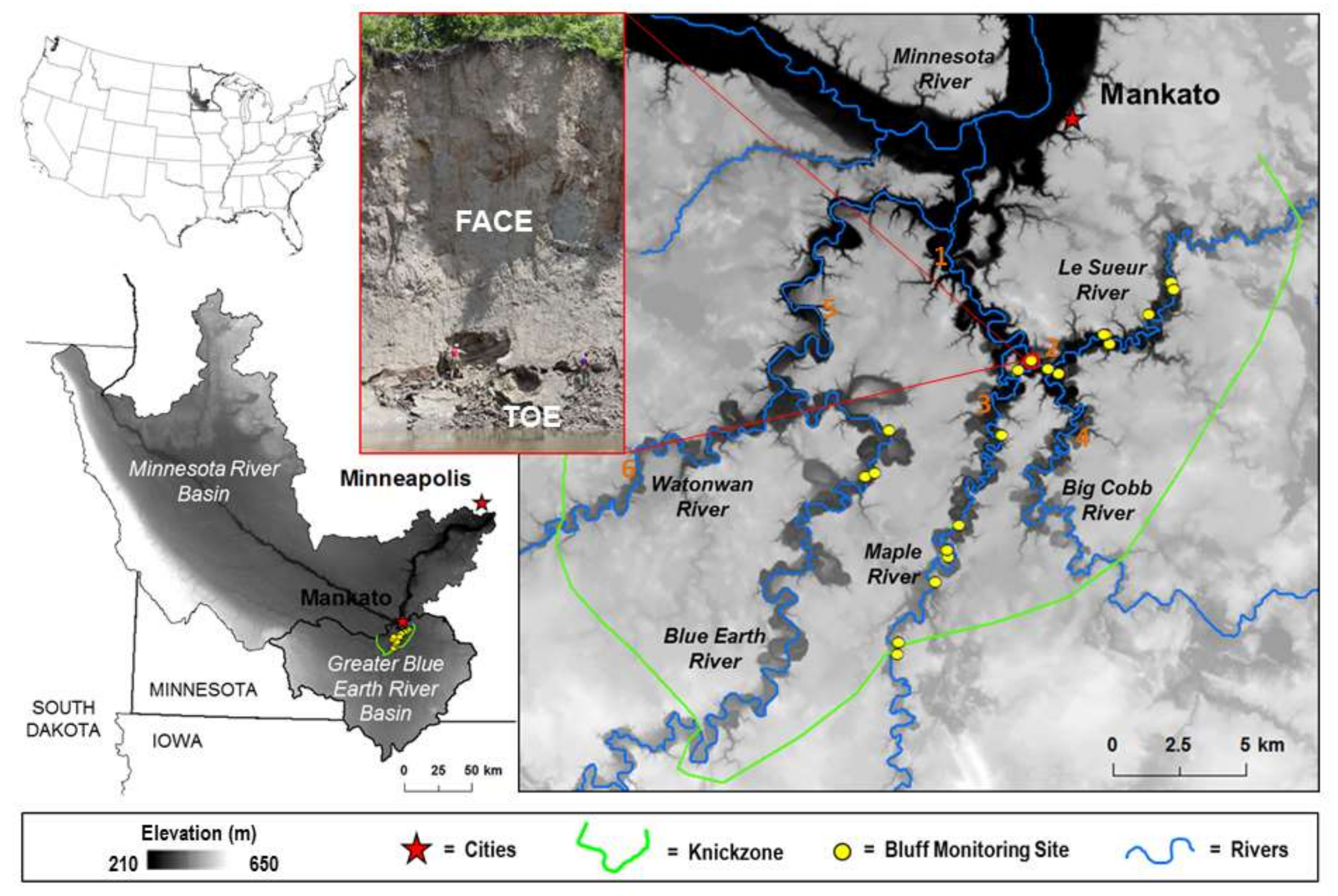 Changes in floodplain inundation under nonstationary hydrology for an  adjustable, alluvial river channel by Patrick Belmont