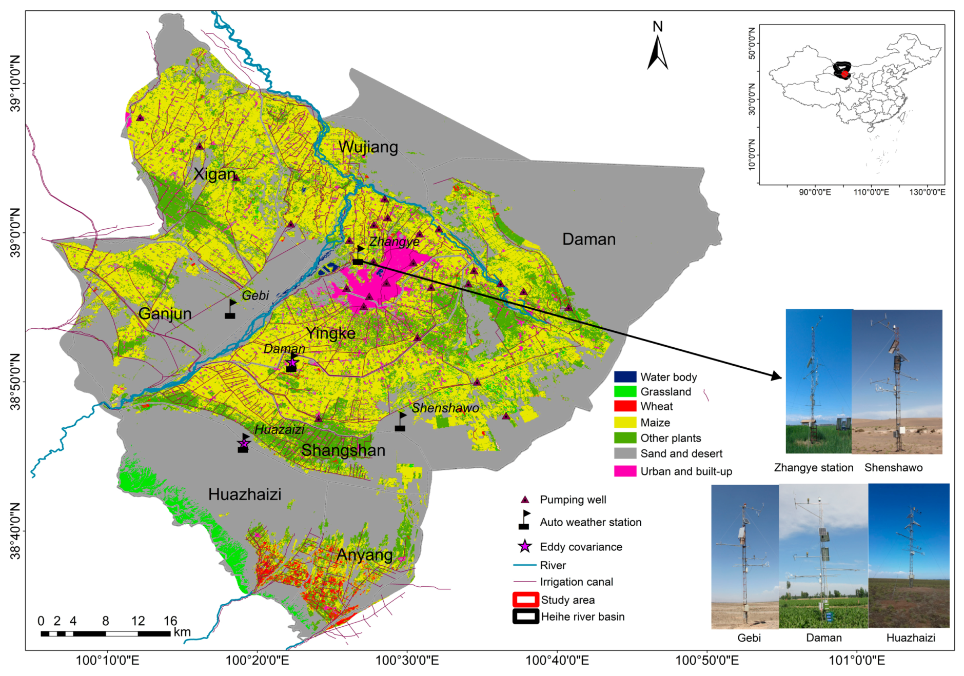 Water Free Full Text Daily Evapotranspiration Estimation At The Field Scale Using The Modified Sebs Model And Hj 1 Data In A Desert Oasis Area Northwestern China Html