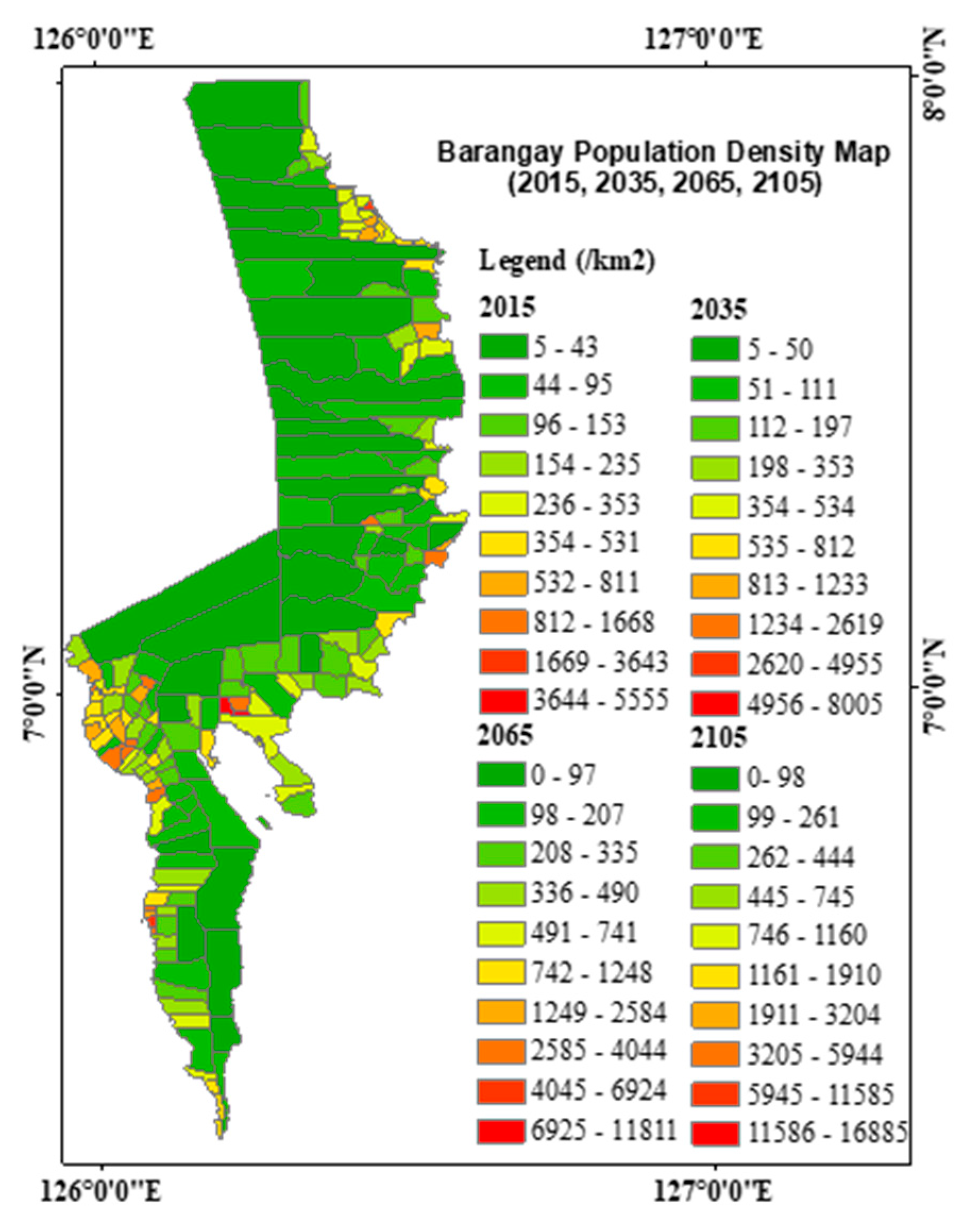 Water Free FullText Impacts of Climate Change on FloodProne Areas Davao De Oro Population Density 2025