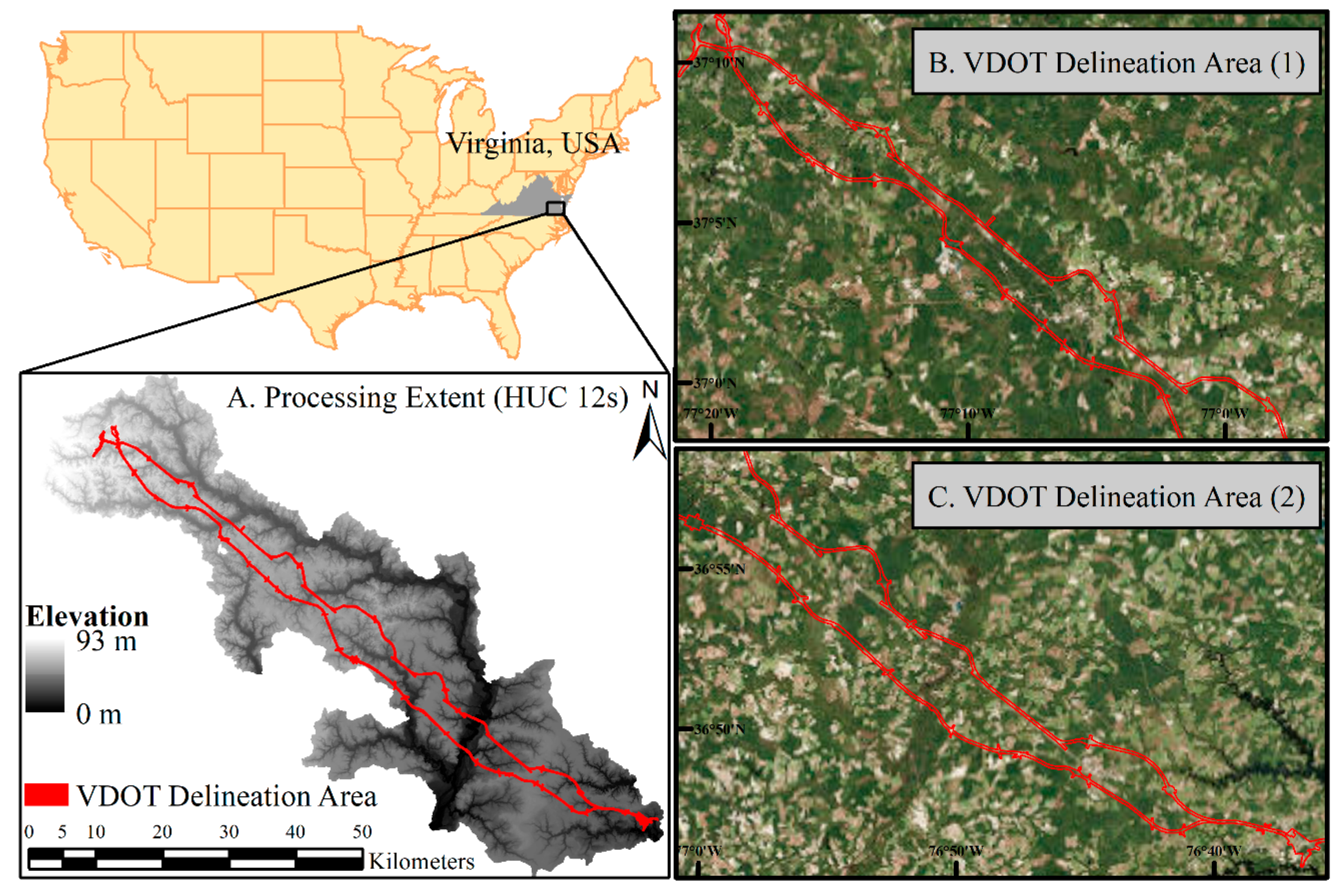 Usace Wetland Delineation Regions Map Water | Free Full-Text | Using Random Forest Classification And Nationally  Available Geospatial Data To Screen For Wetlands Over Large Geographic  Regions | Html