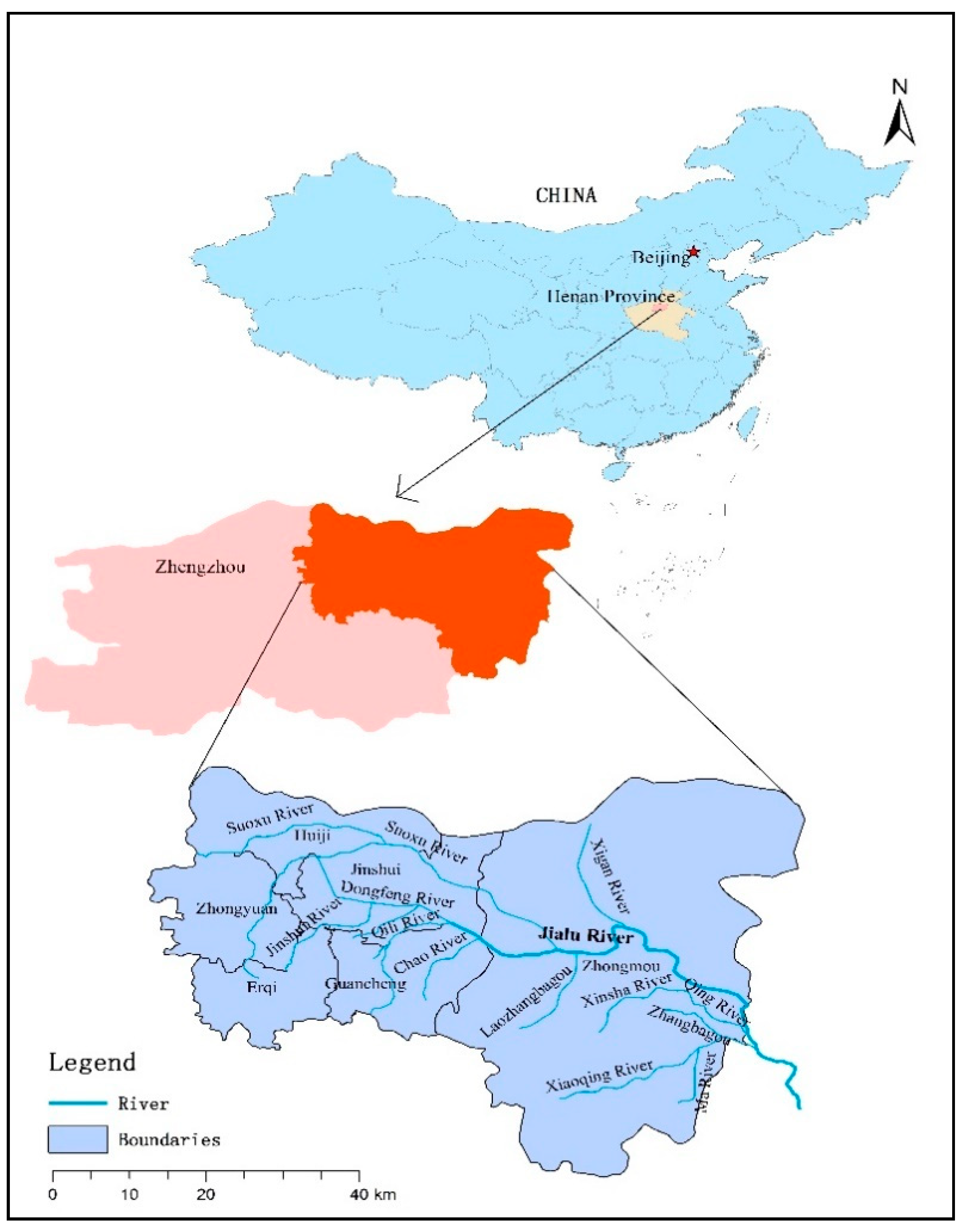 Water Free Full Text Urban River Health Analysis Of The Jialu River In Zhengzhou City Using The Improved Fuzzy Matter Element Extension Model Html