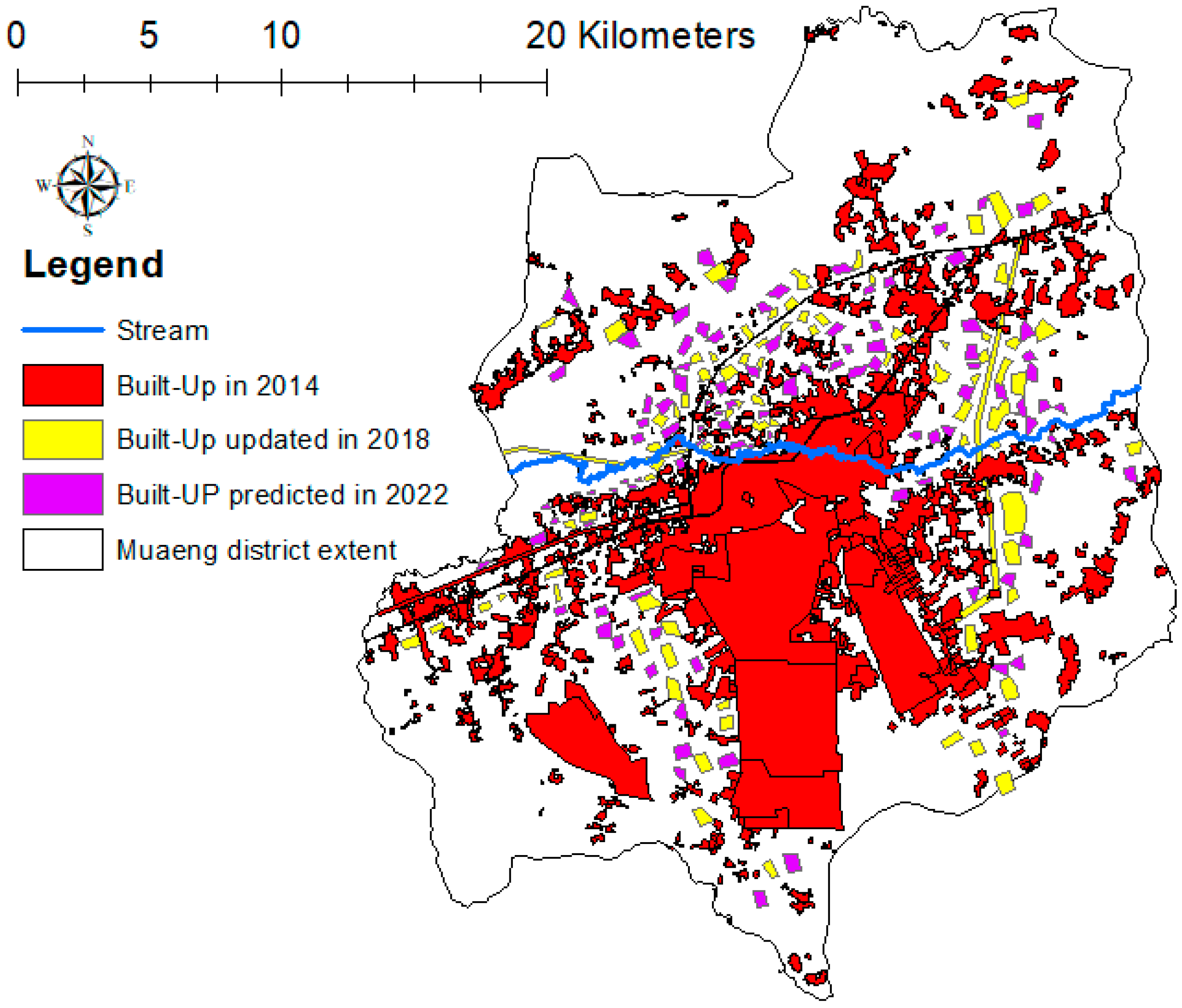 Water Free Full Text Built Up Growth Impacts On Digital Elevation Model And Flood Risk Susceptibility Prediction In Muaeng District Nakhon Ratchasima Thailand Html