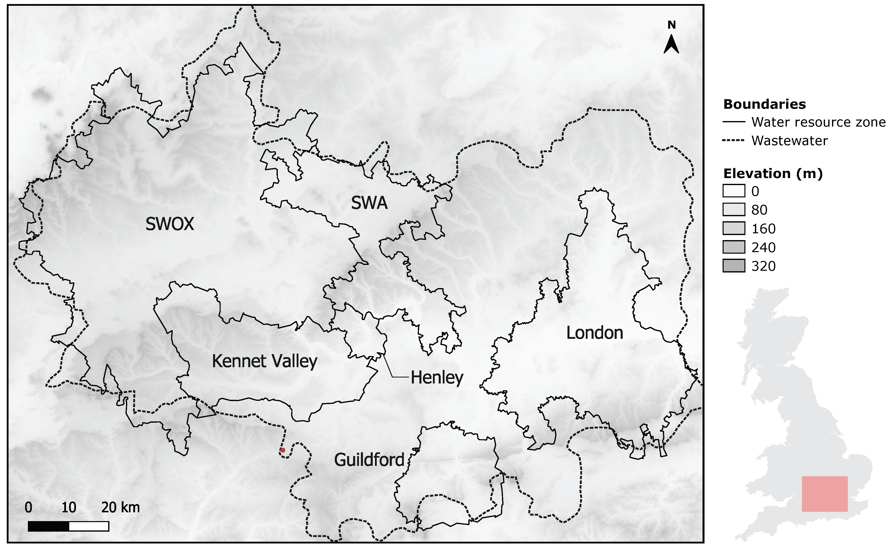 Thames Water Area Map Water | Free Full-Text | An Analysis Of Electricity Consumption Patterns In  The Water And Wastewater Sectors In South East England, Uk | Html