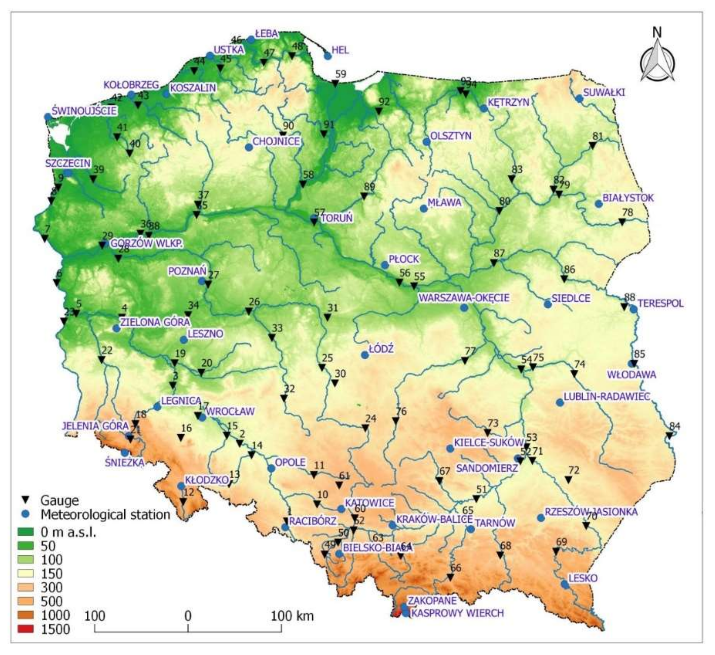 River Water Temperature Map Water | Free Full-Text | Detecting Patterns Of Changes In River Water  Temperature In Poland