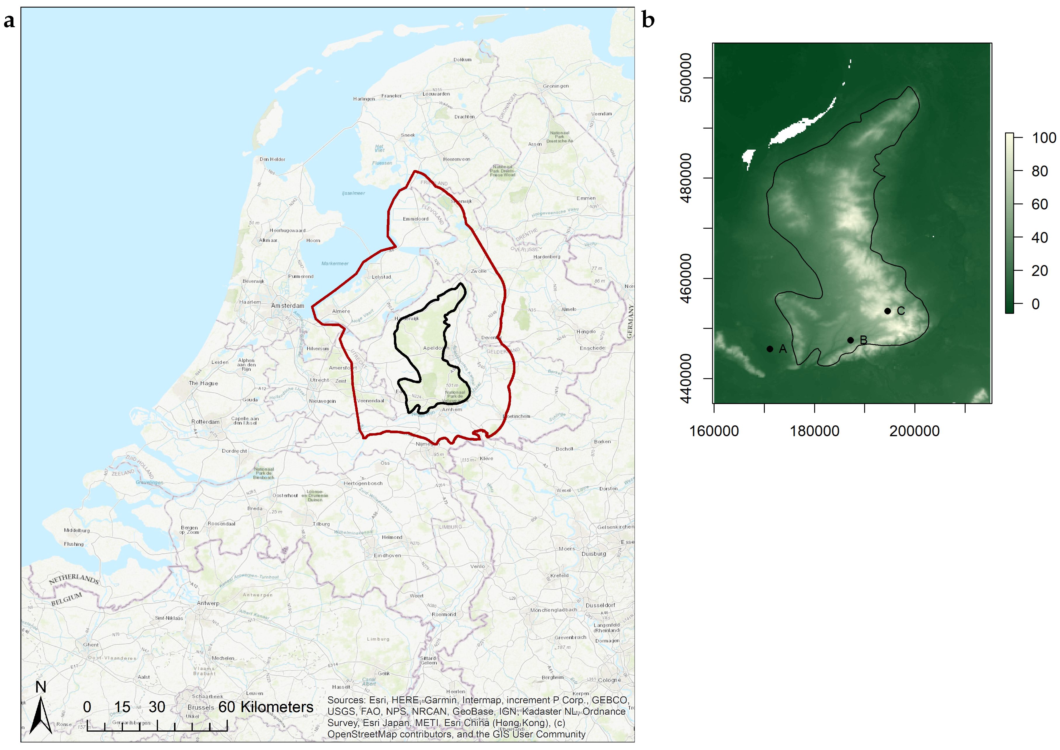 netherlands map 1940s