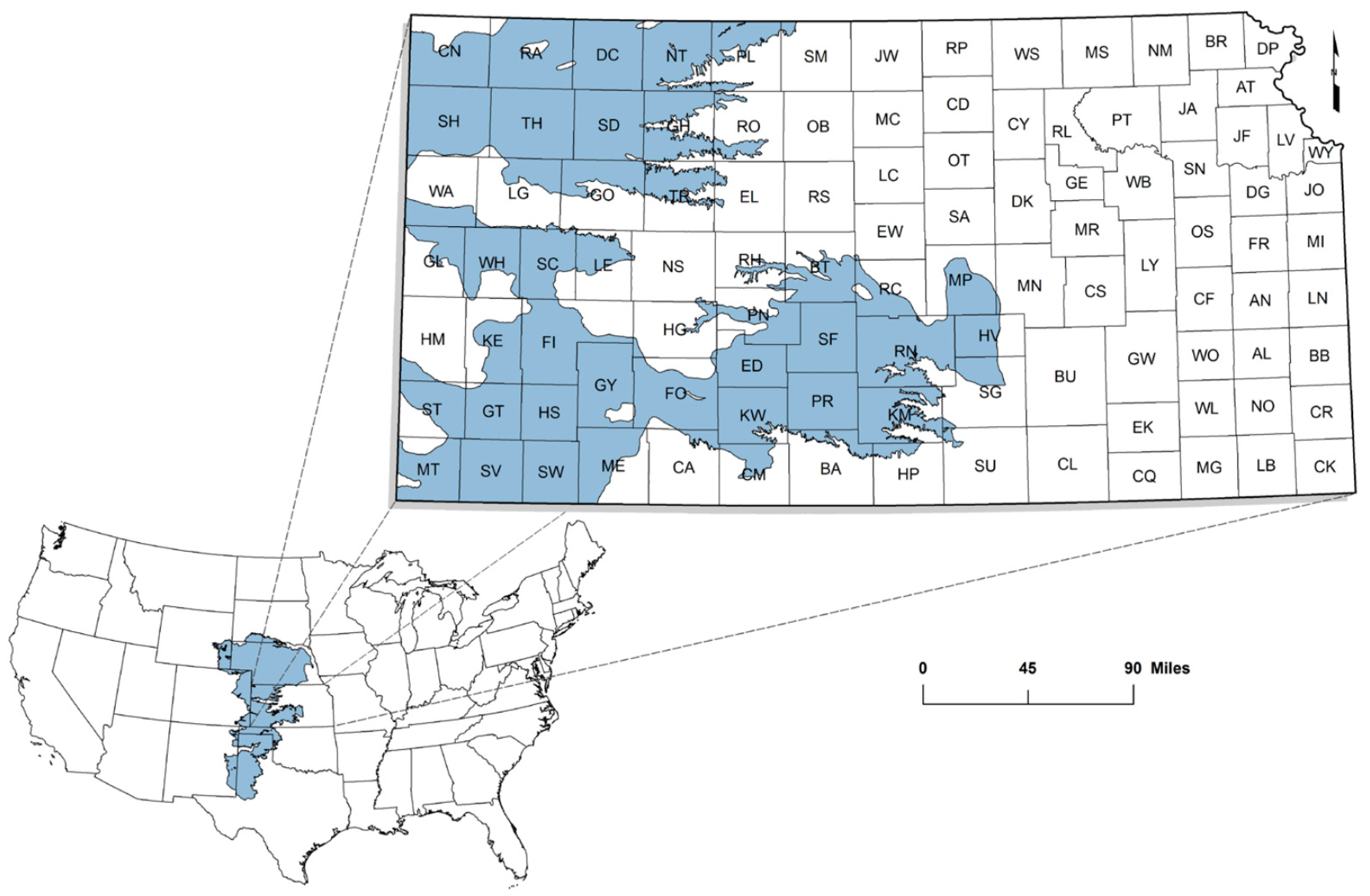 High Plains Aquifer Map Water | Free Full-Text | Technological Spaces In The Semi-Arid High Plains:  Examining Well Ownership And Investment In Water-Saving Appliances | Html