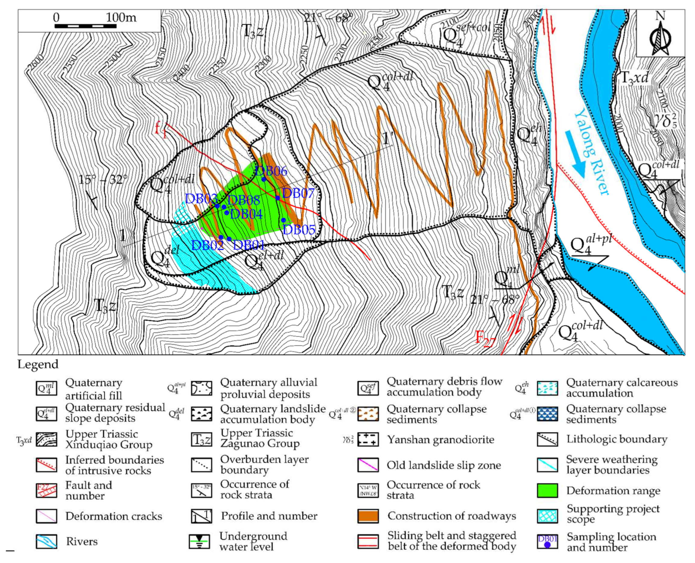 ワン Analysis of Weakening Law and Stability of Sliding Zone Soil