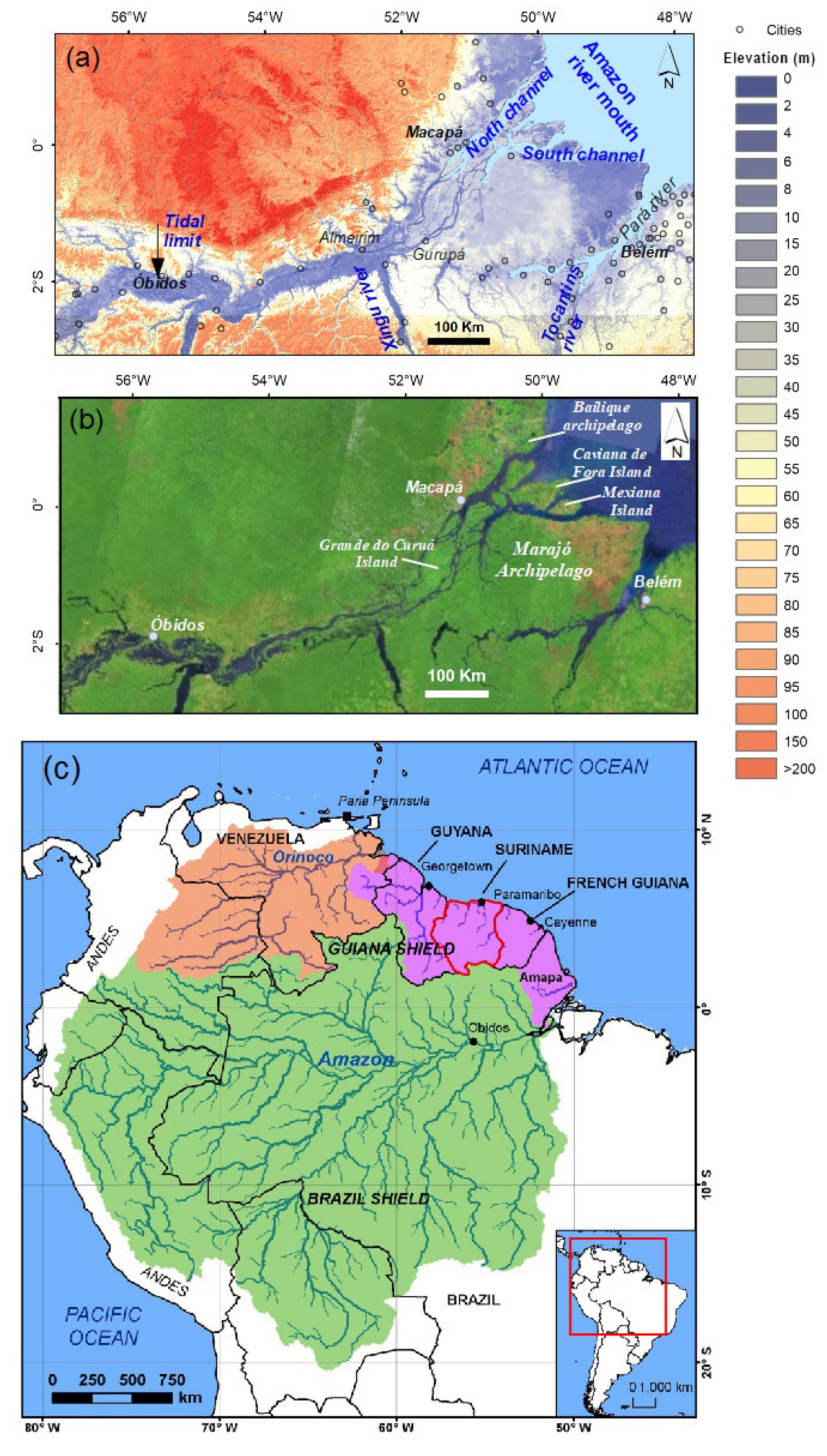 Water Free Full Text Sustainable Management Conservation And Restoration Of The Amazon River Delta And Amazon Influenced Guianas Coast A Review