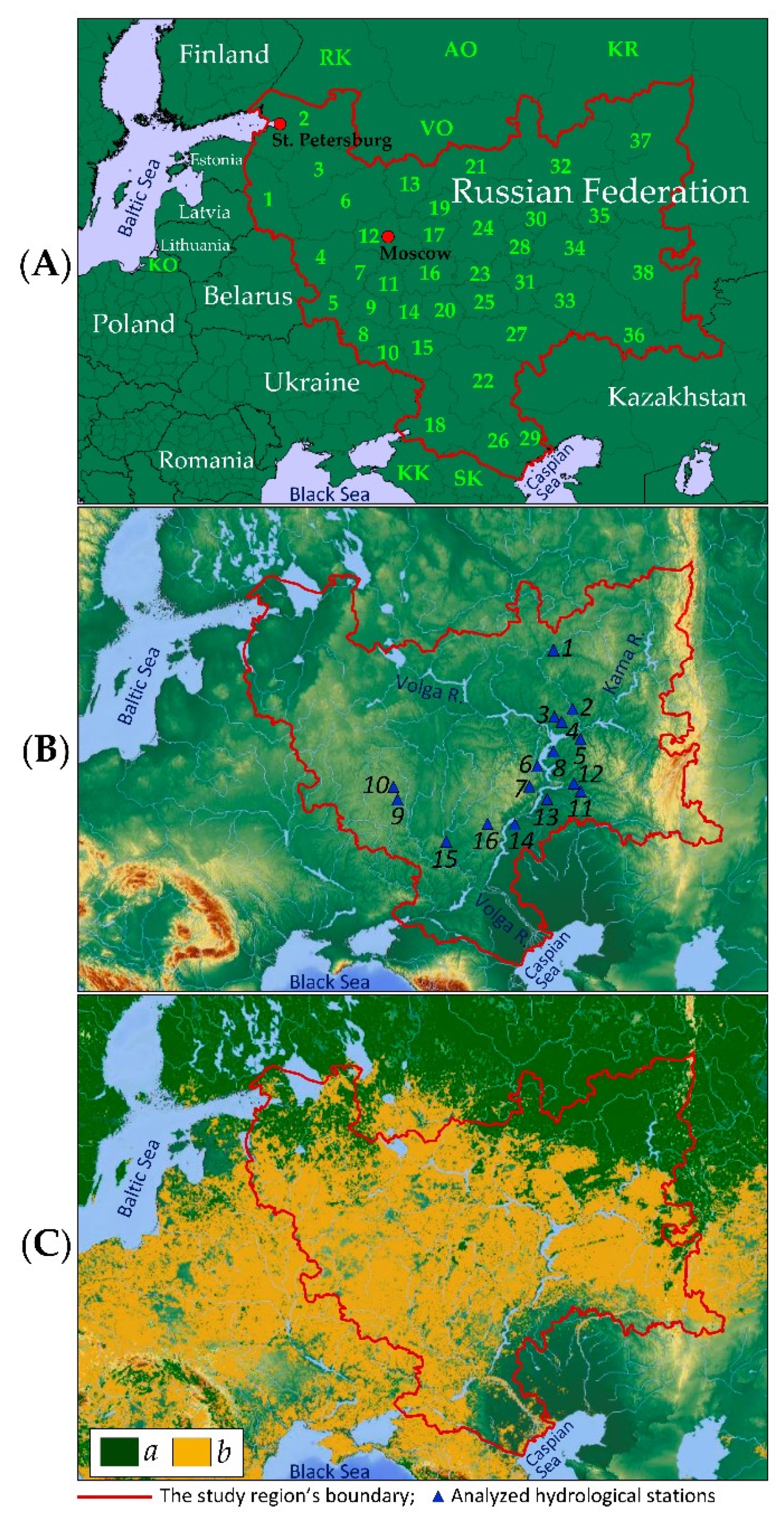 Water Free Full Text Land Use Cover Changes And Their Effect On Soil Erosion And River Suspended Sediment Load In Different Landscape Zones Of European Russia During 1970 2017 Html