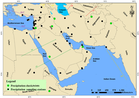 Middle East Physical Map With Rivers Water 13 02397 G001 550 