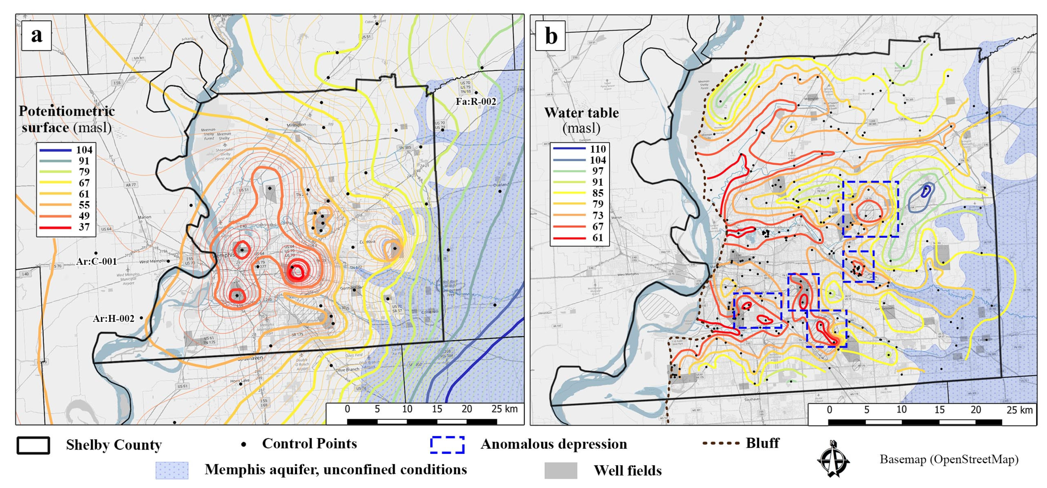 Development of a Numerical Multi-Layered Groundwater Model