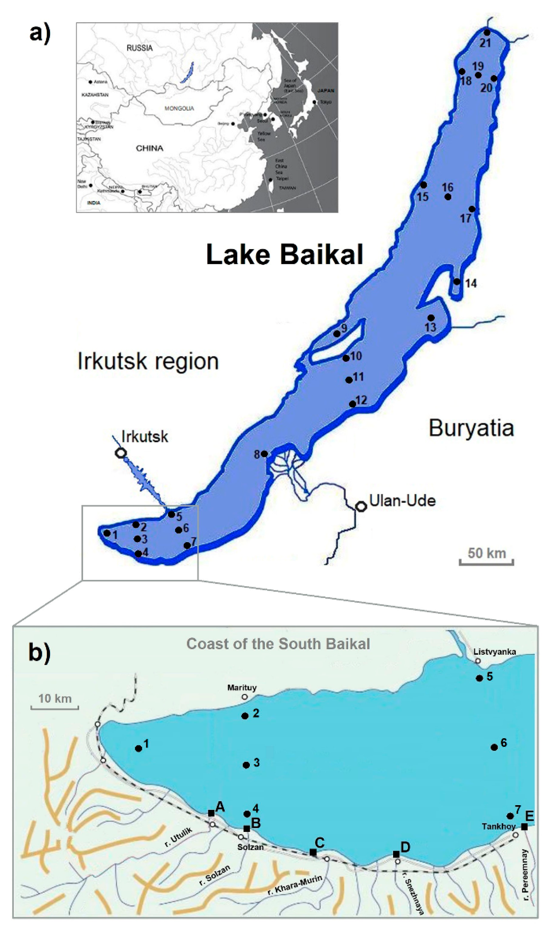 Wildfires As A Source Of PAHs In Surface Waters Of Background Areas Water 13 02636 G001 