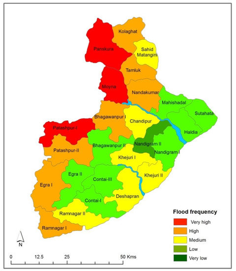 West Bengal Purba Medinipur Map Water | Free Full-Text | Flood Risk Assessment And Its Mapping In Purba  Medinipur District, West Bengal, India