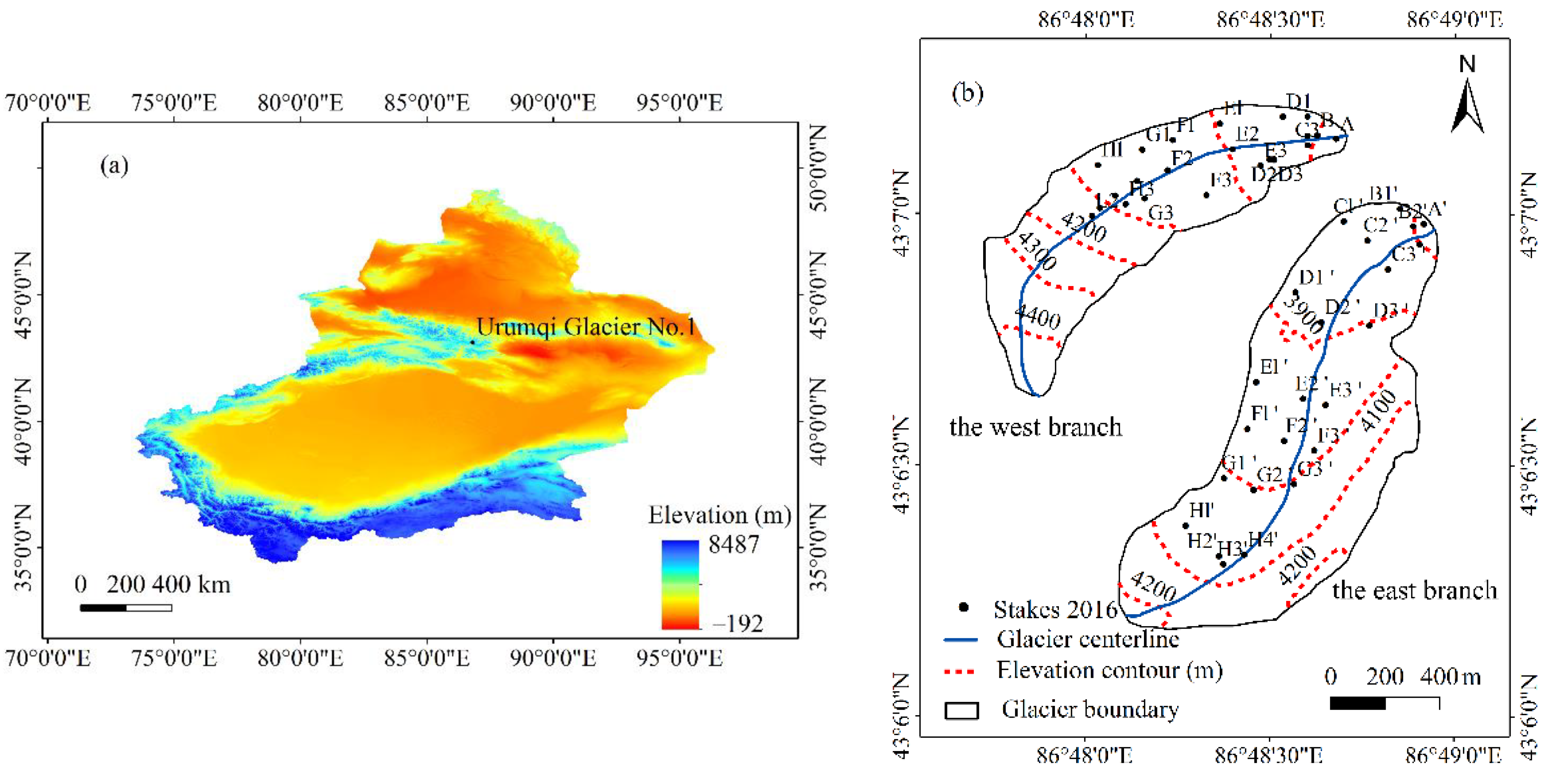 Three-Dimensional Flow Velocity Estimation of Mountain