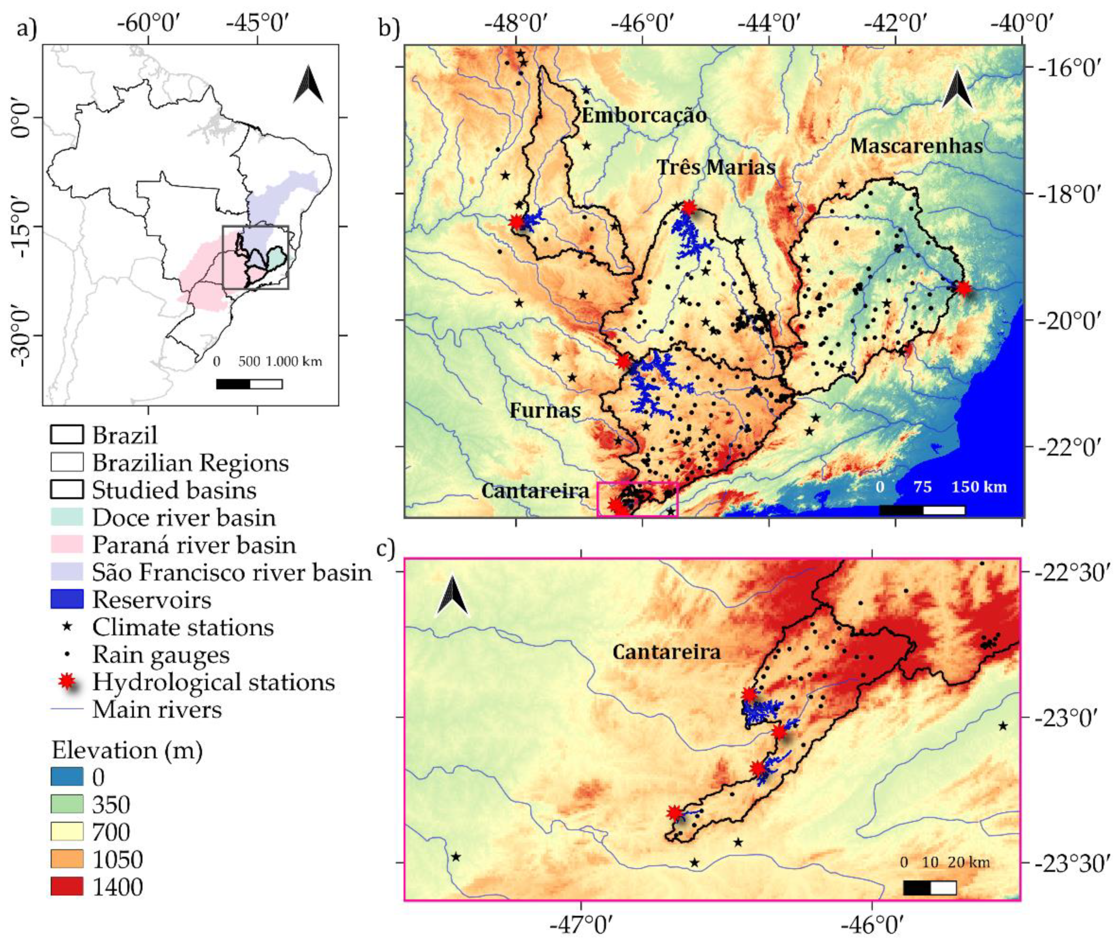 Trends and Climate Elasticity of Streamflow in South Eastern Brazil Basins