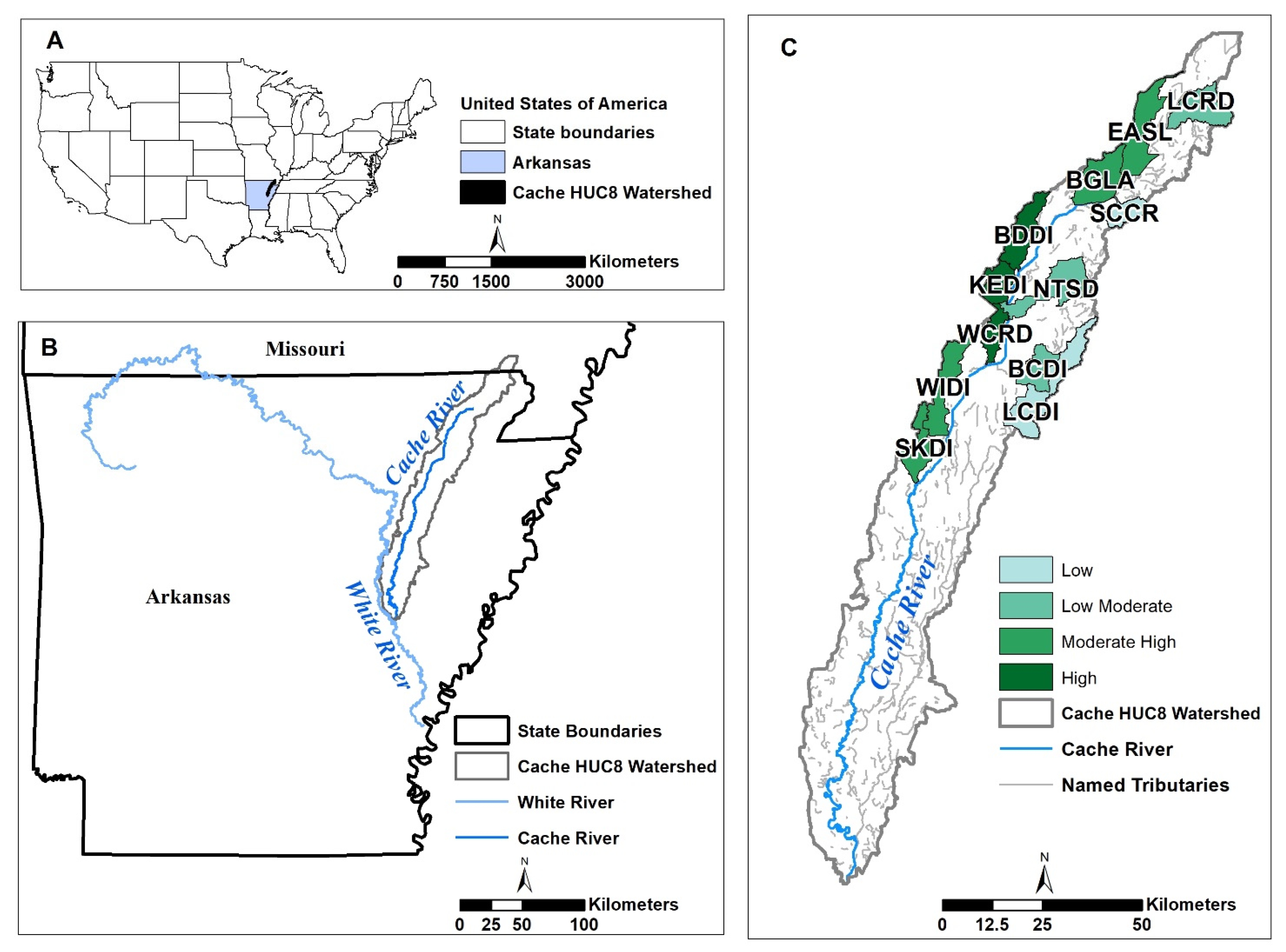 Water Free FullText Effects of Agricultural Intensity on Nutrient and Sediment