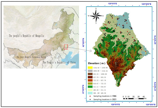 Temporal and Spatial Changes in Soil Organic Carbon in a Semi-Arid