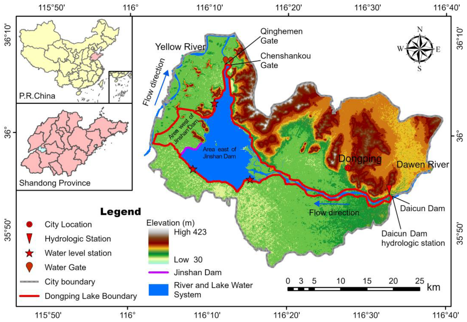 Backwater Effects in Rivers and Lakes: Case Study of
