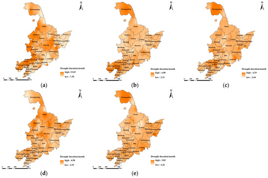 Characteristics of the Spatial and Temporal Distribution of Drought in ...