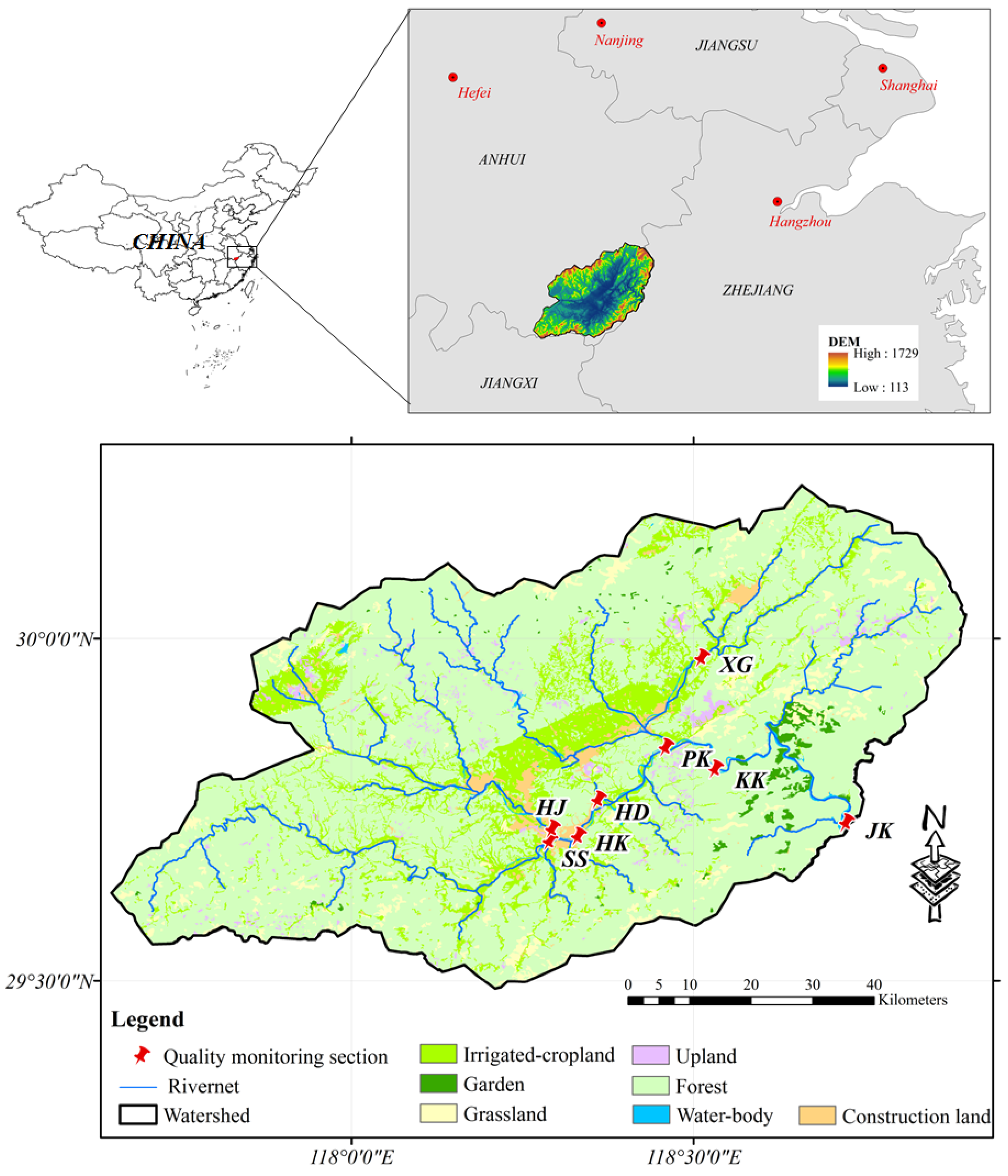 メイヤー。 Spatiotemporal Trends, Sources and Ecological Risks of Heavy